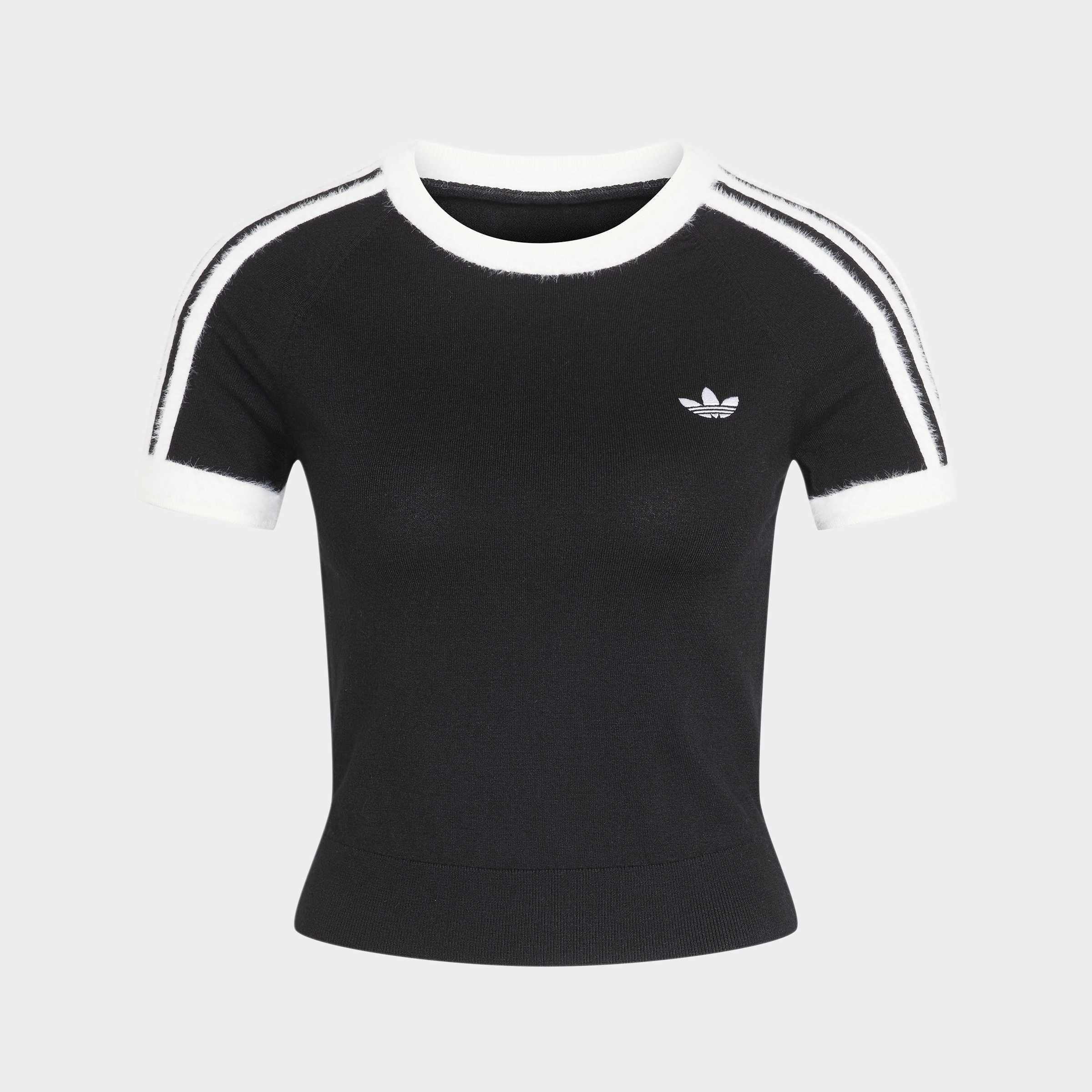 Knitted T-Shirt, Black
