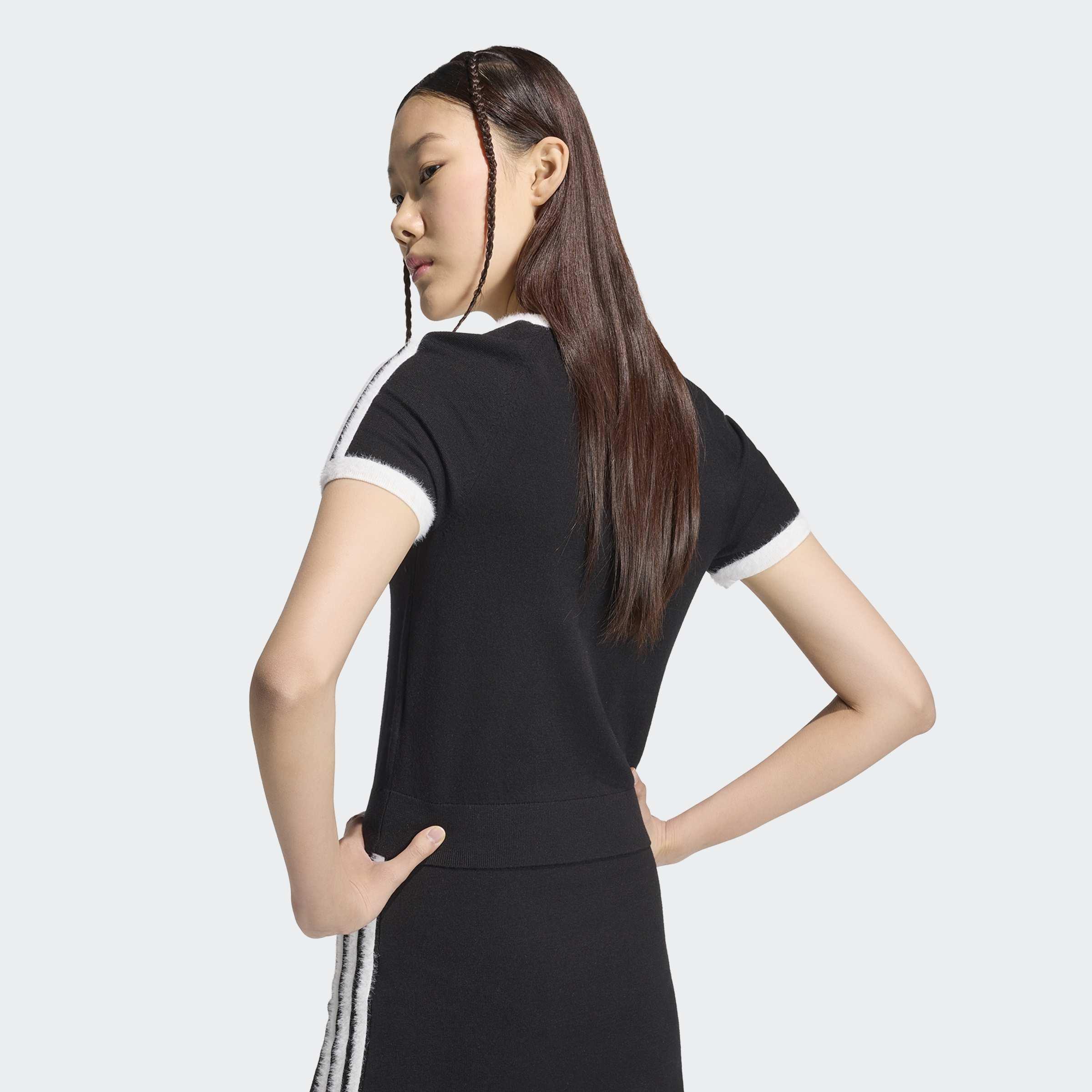 Knitted T-Shirt, Black