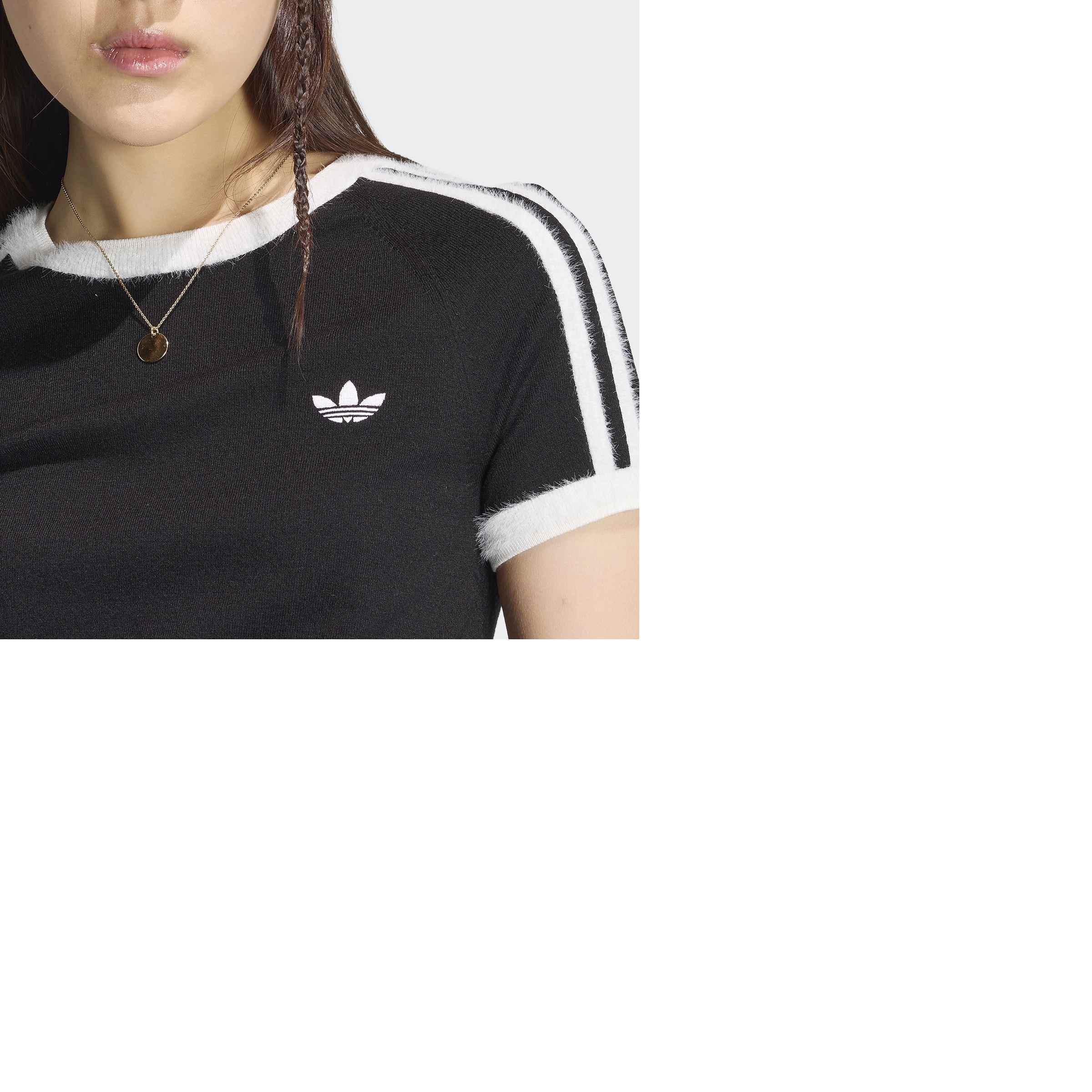 Knitted T-Shirt, Black, A701_ONE, large image number 3