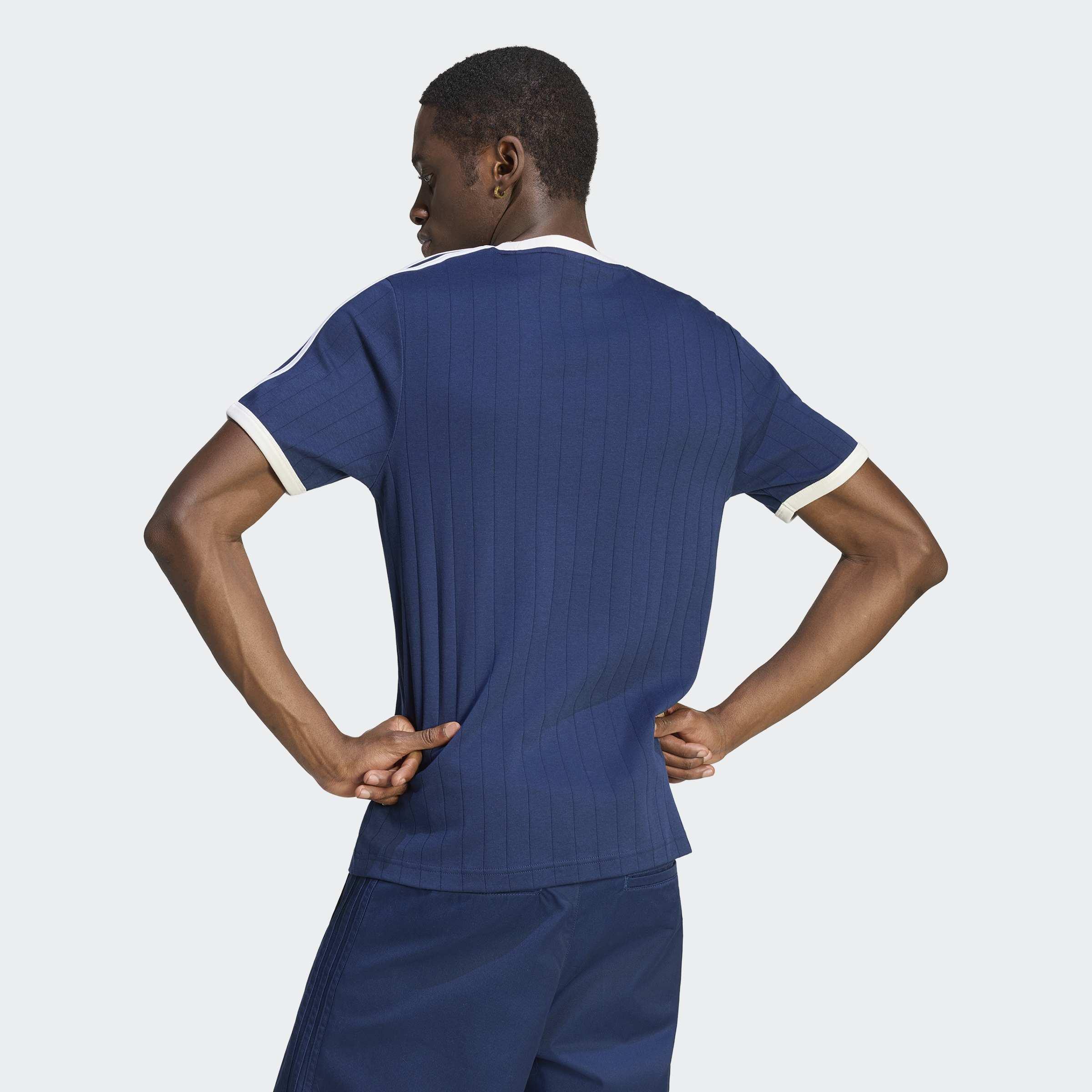 Drop Needle 3-Stripes T-Shirt, Blue