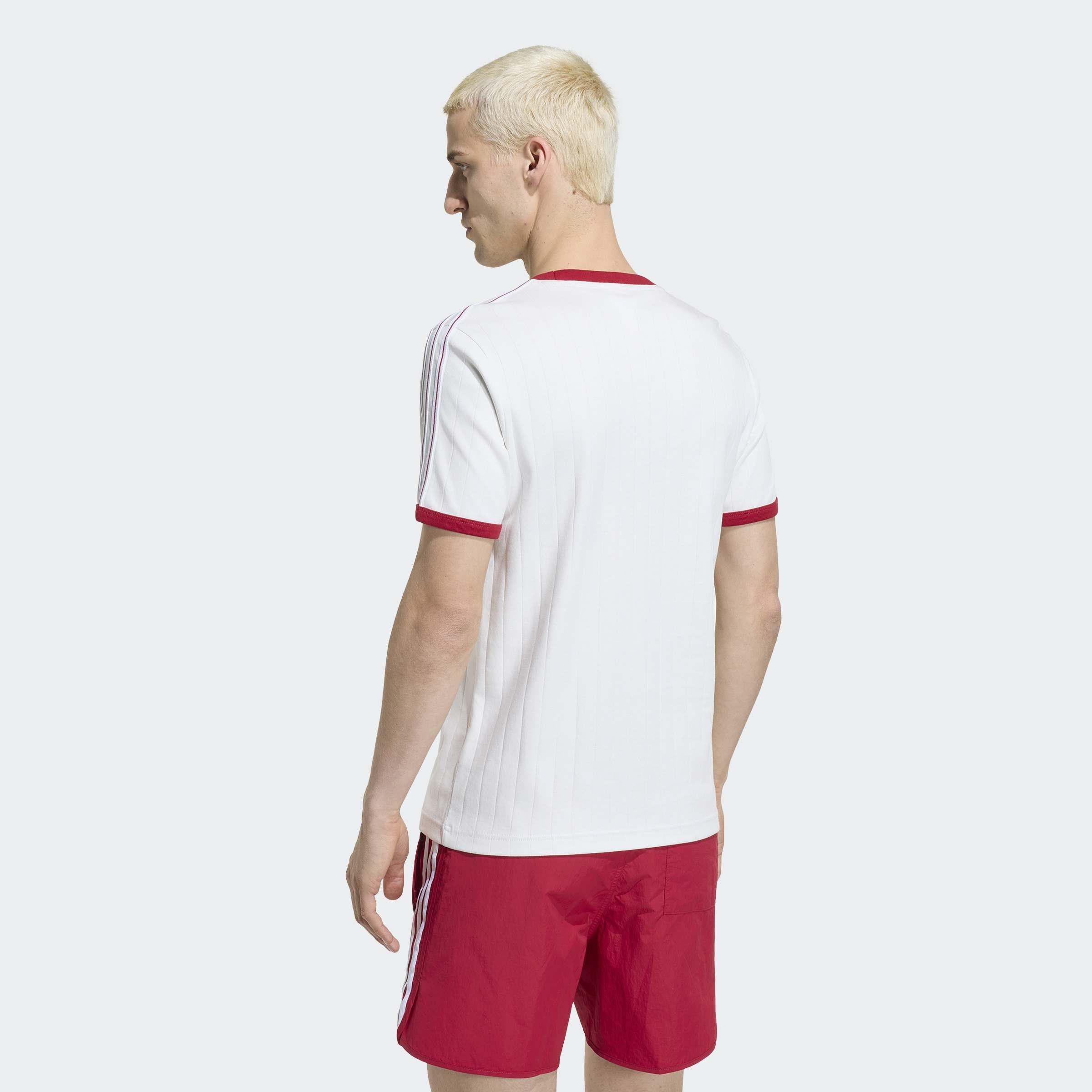 Drop Needle 3-Stripes T-Shirt, White
