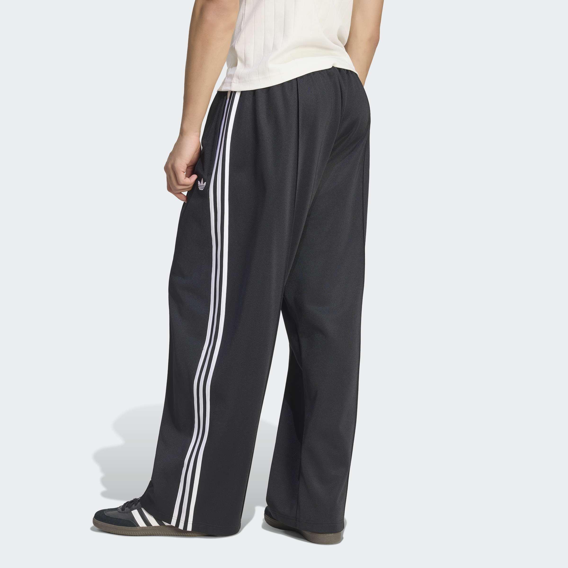 Oversized Track Trousers, Black