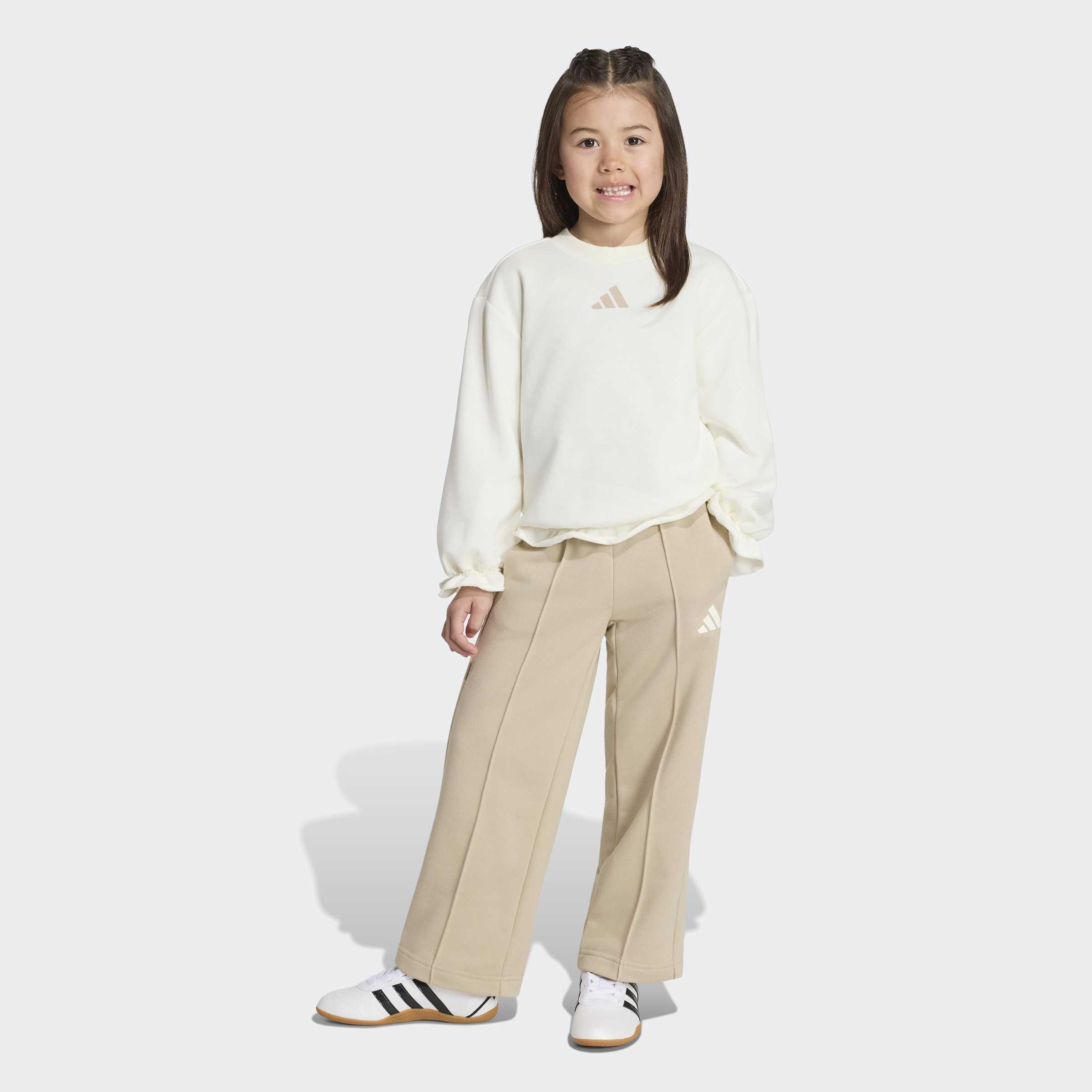Kids Seasonals Ruffles Sweatset Little Girls, White, A701_ONE, large image number 3