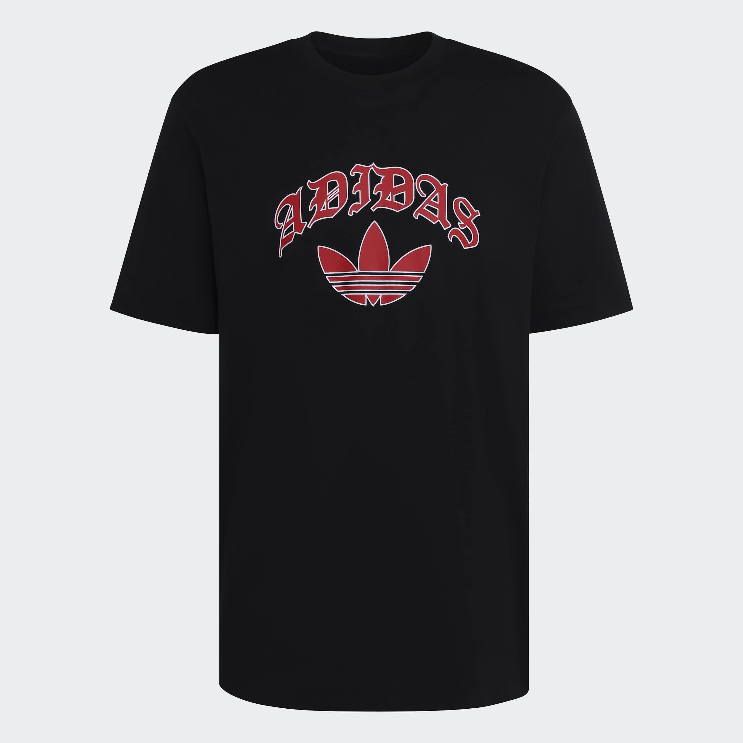 Trefoil Series T-Shirt, Black, A701_ONE, large image number 0