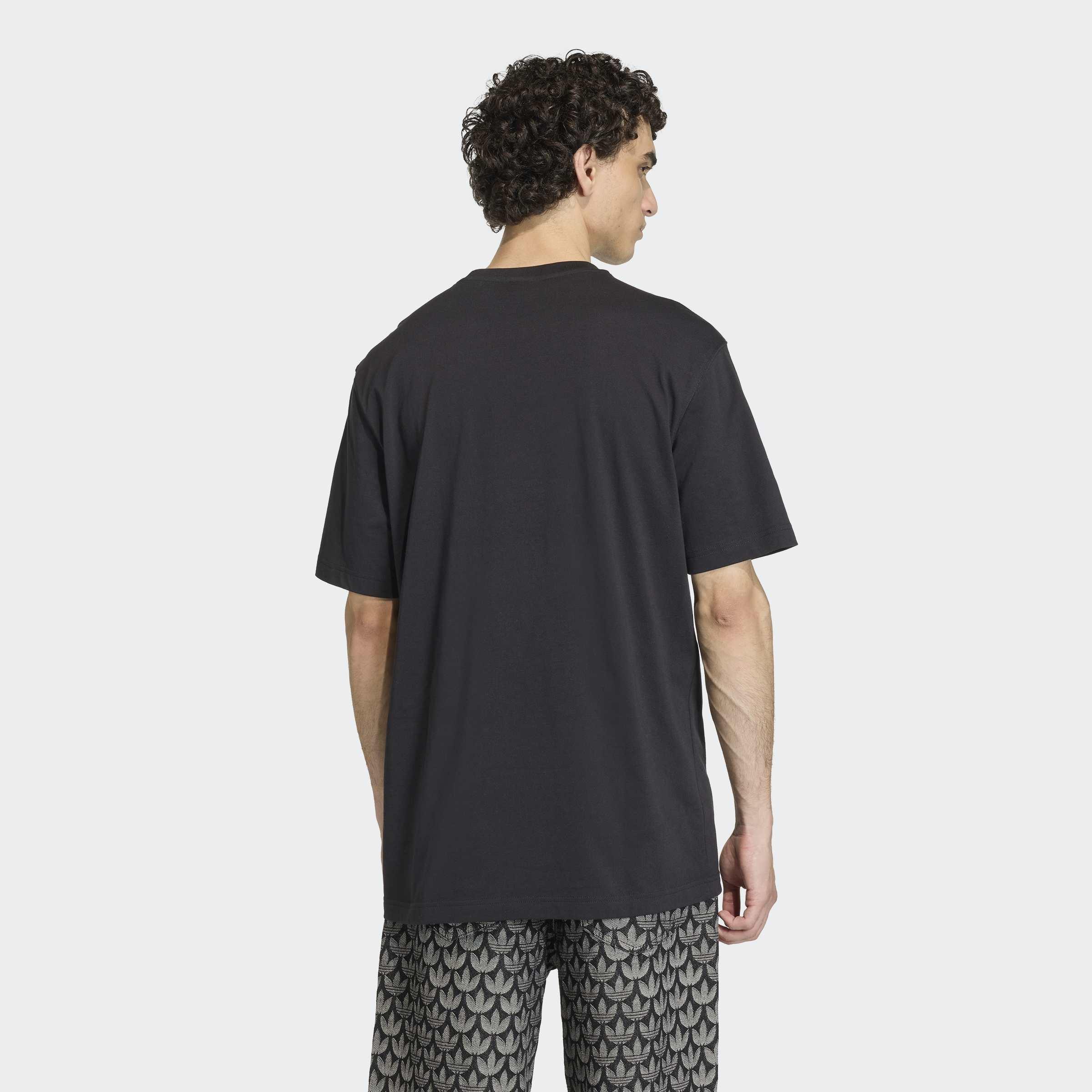 Trefoil Series T-Shirt, Black, A701_ONE, large image number 1