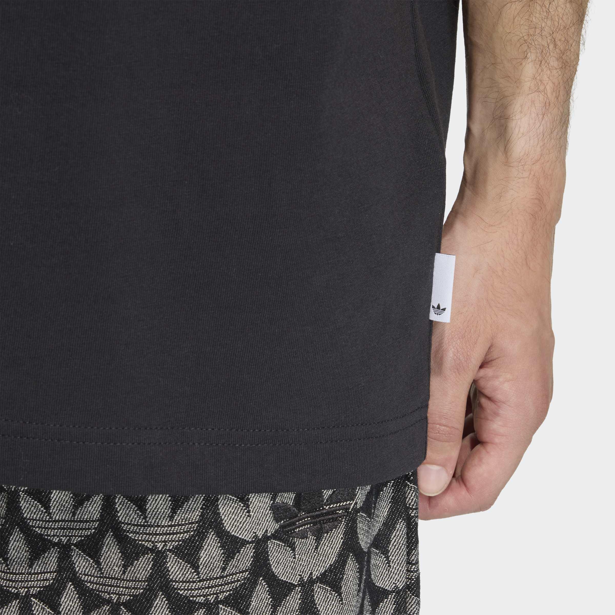 Trefoil Series T-Shirt, Black, A701_ONE, large image number 2