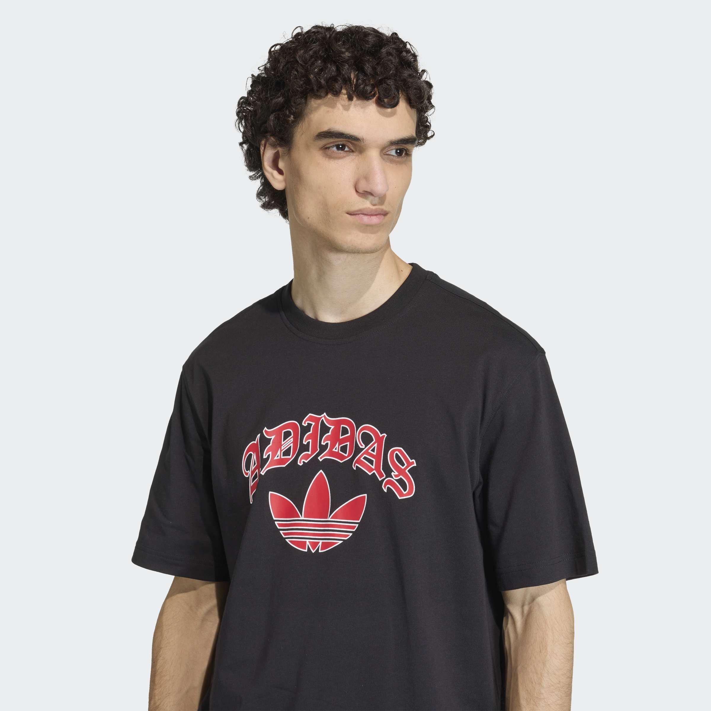 Trefoil Series T-Shirt, Black, A701_ONE, large image number 3