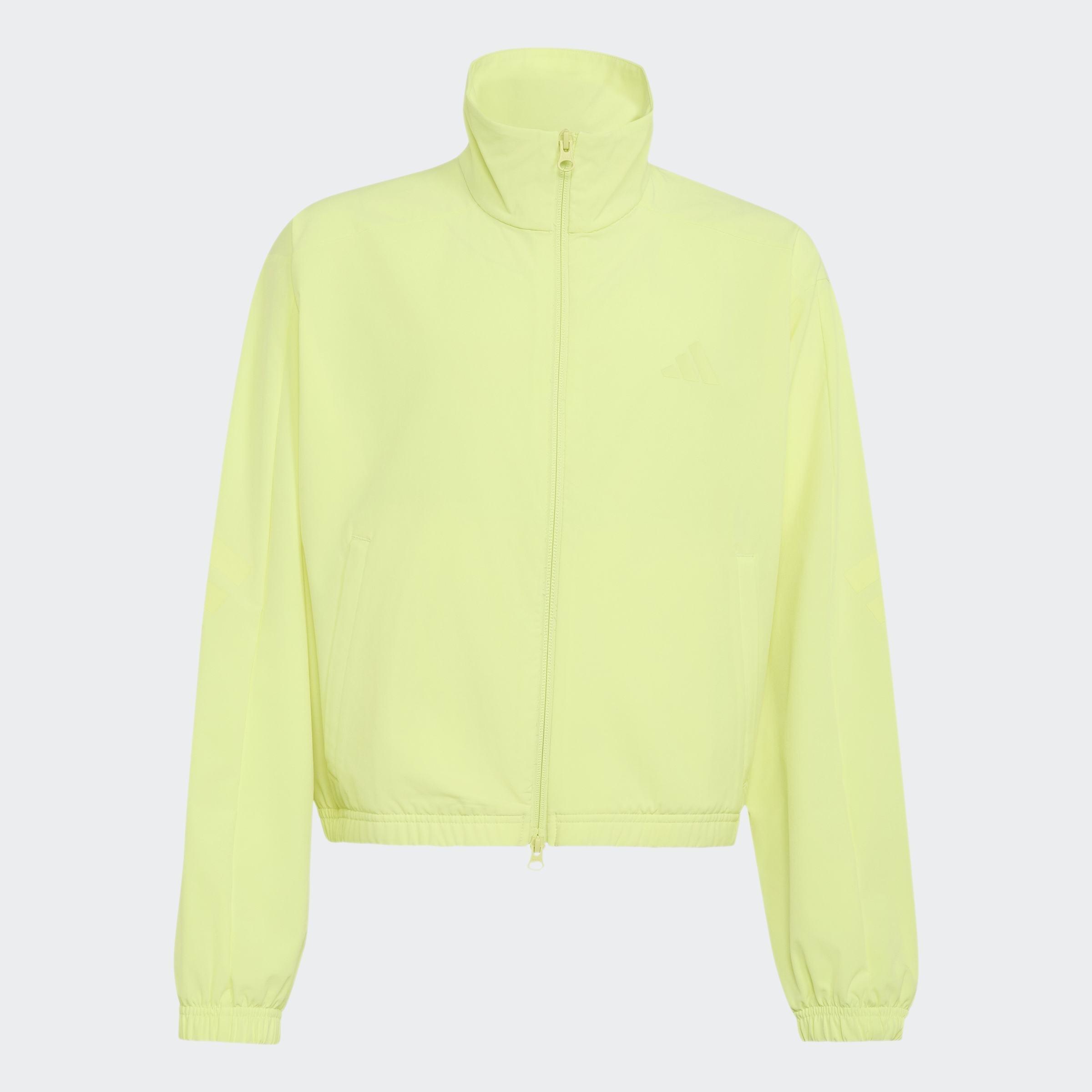Kids Sport Icons Woven Jacket, Yellow