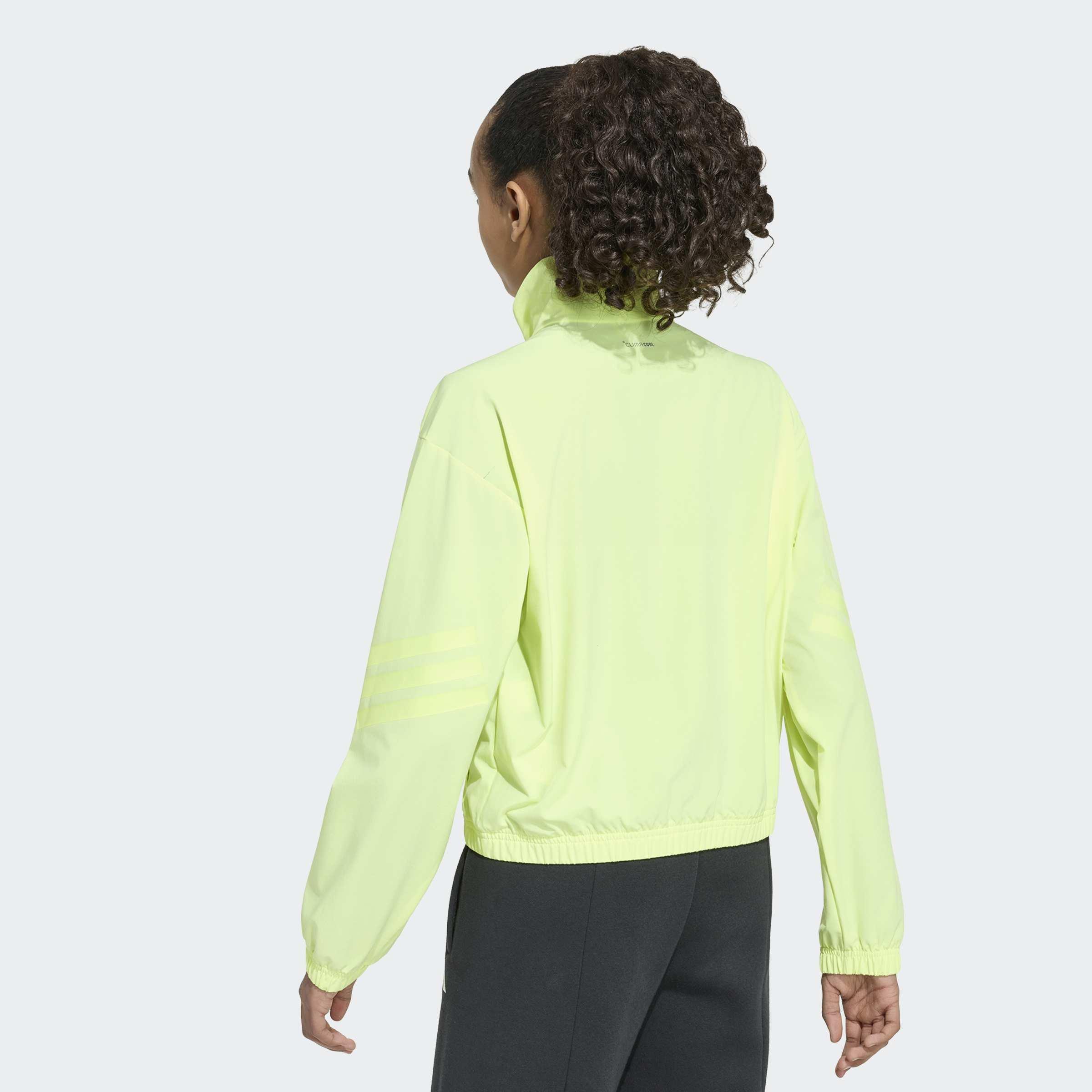 Kids Sport Icons Woven Jacket, Yellow