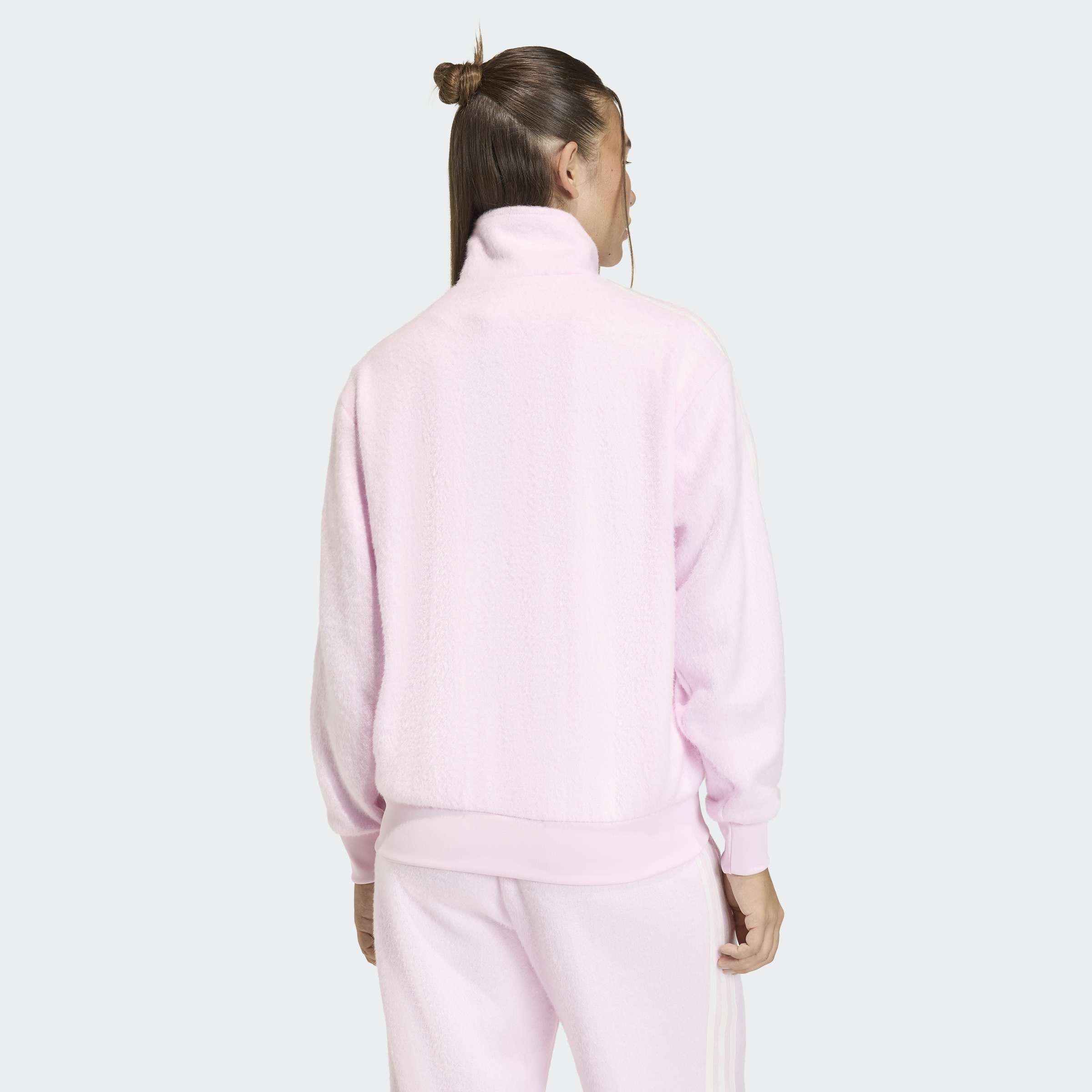 Adidas Originals Mohair Firebird Loose Track Top, Pink