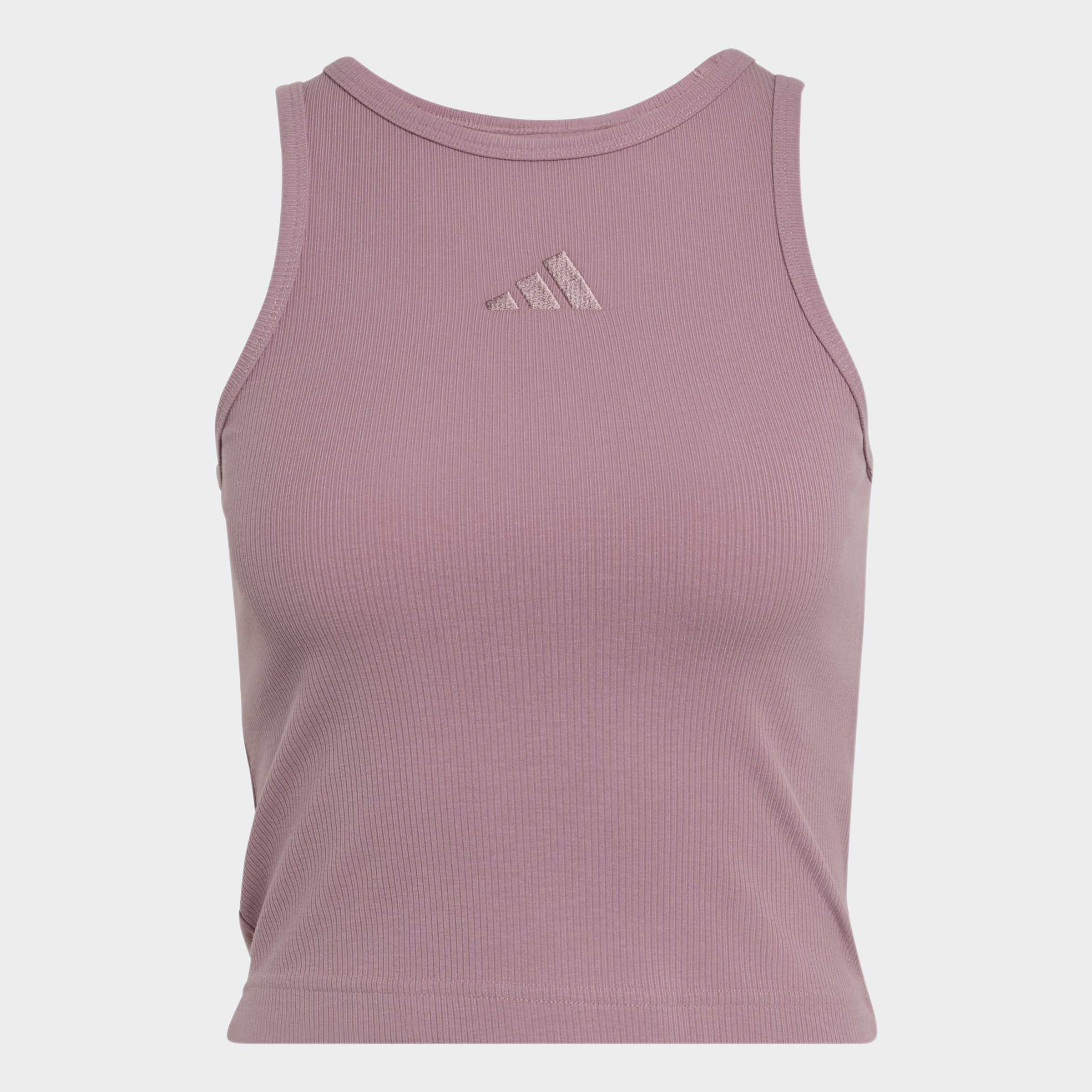 Adidas Kit Small Logo Rib Tank Top, Purple