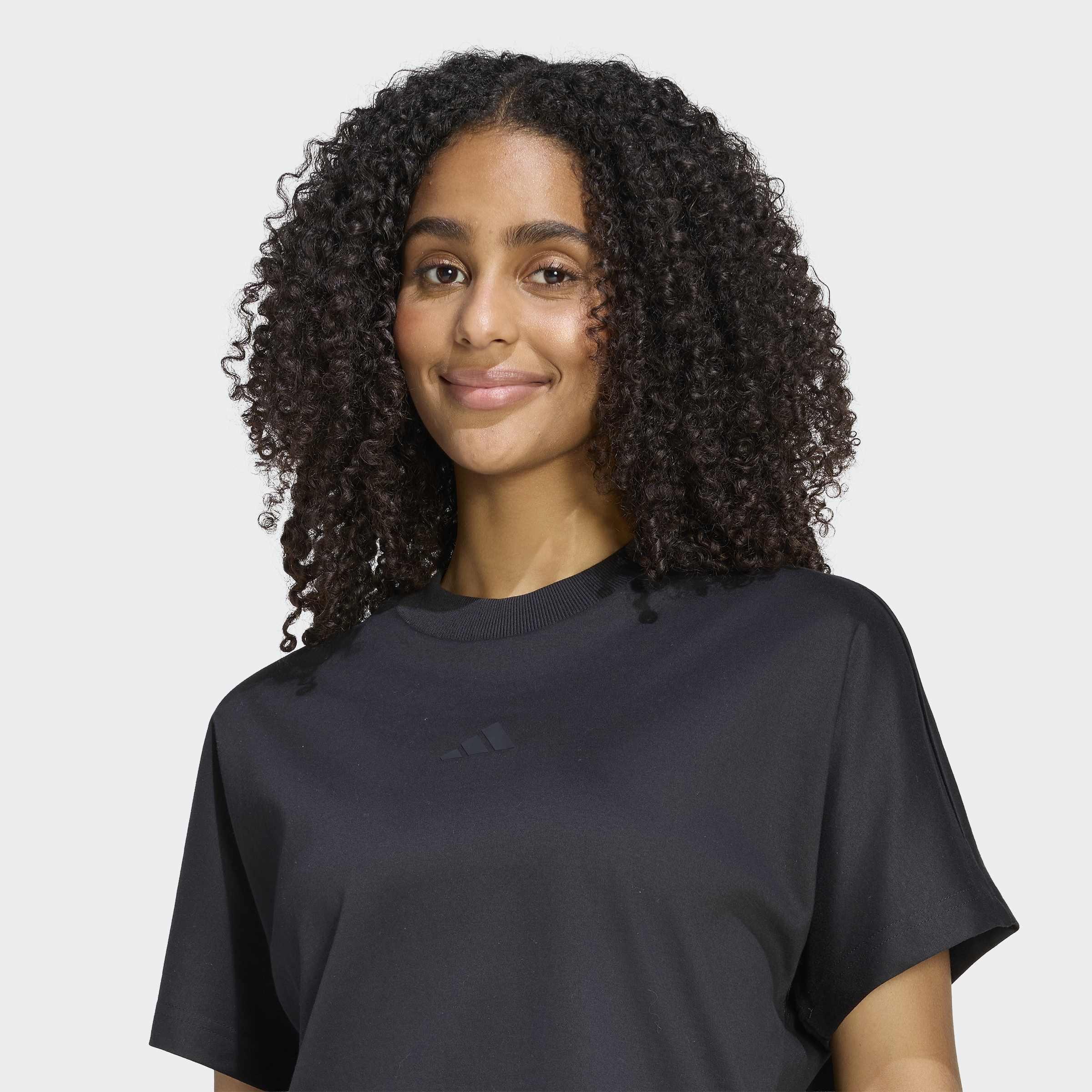 Soft Lux Loose T-Shirt, Black, A701_ONE, large image number 3