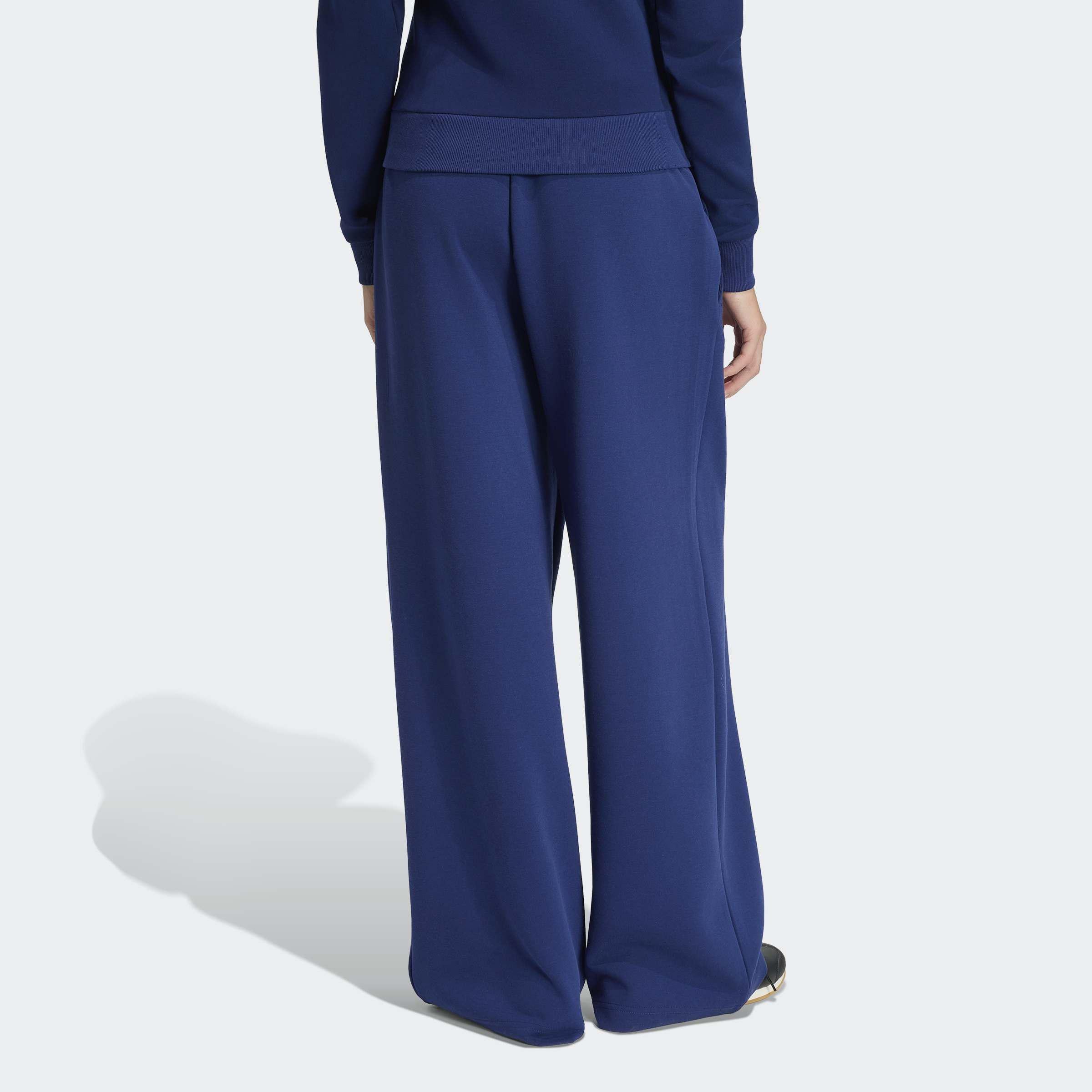 Soft Lux Straight Leg Tracksuit Bottoms, Blue, A701_ONE, large image number 1