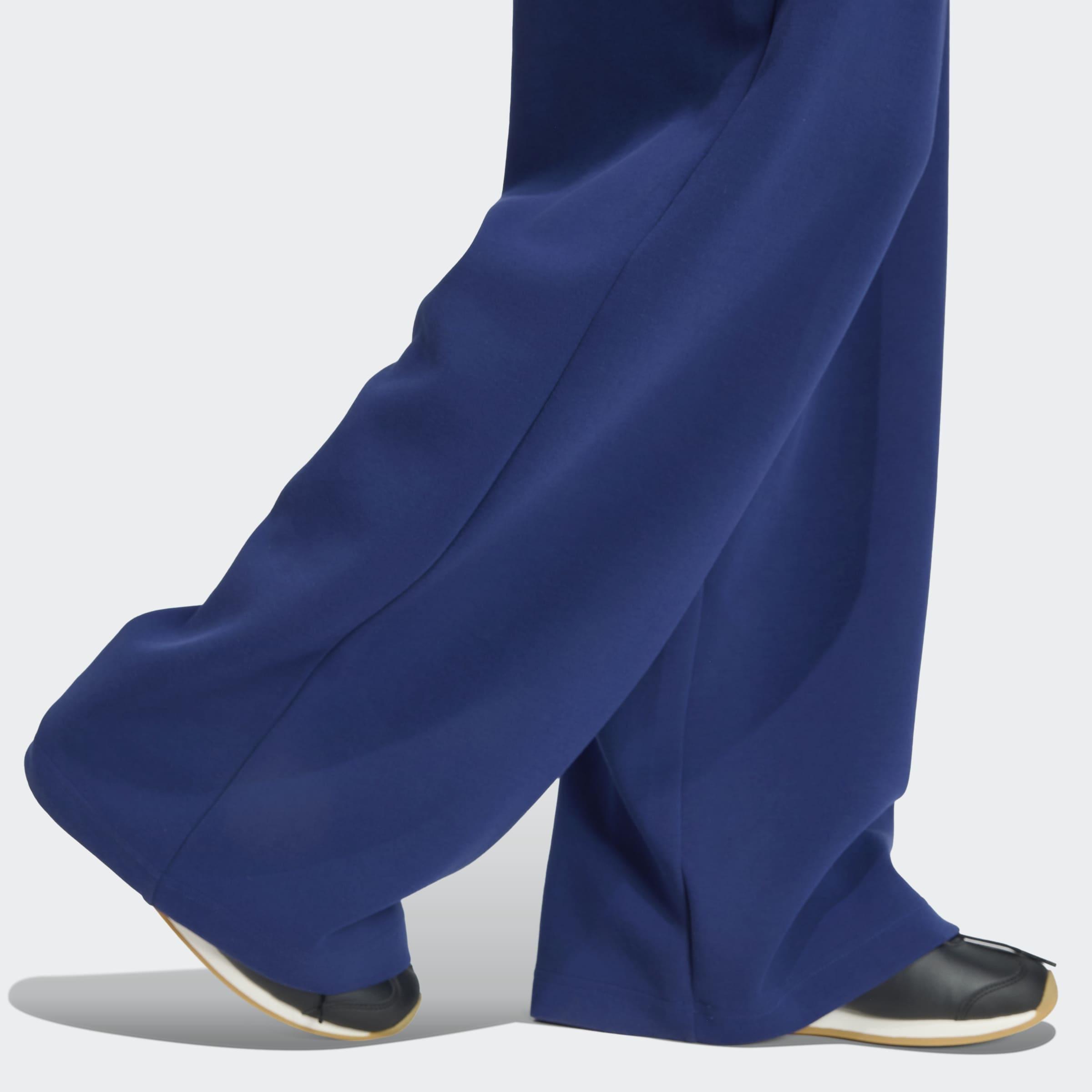Soft Lux Straight Leg Tracksuit Bottoms, Blue, A701_ONE, large image number 3
