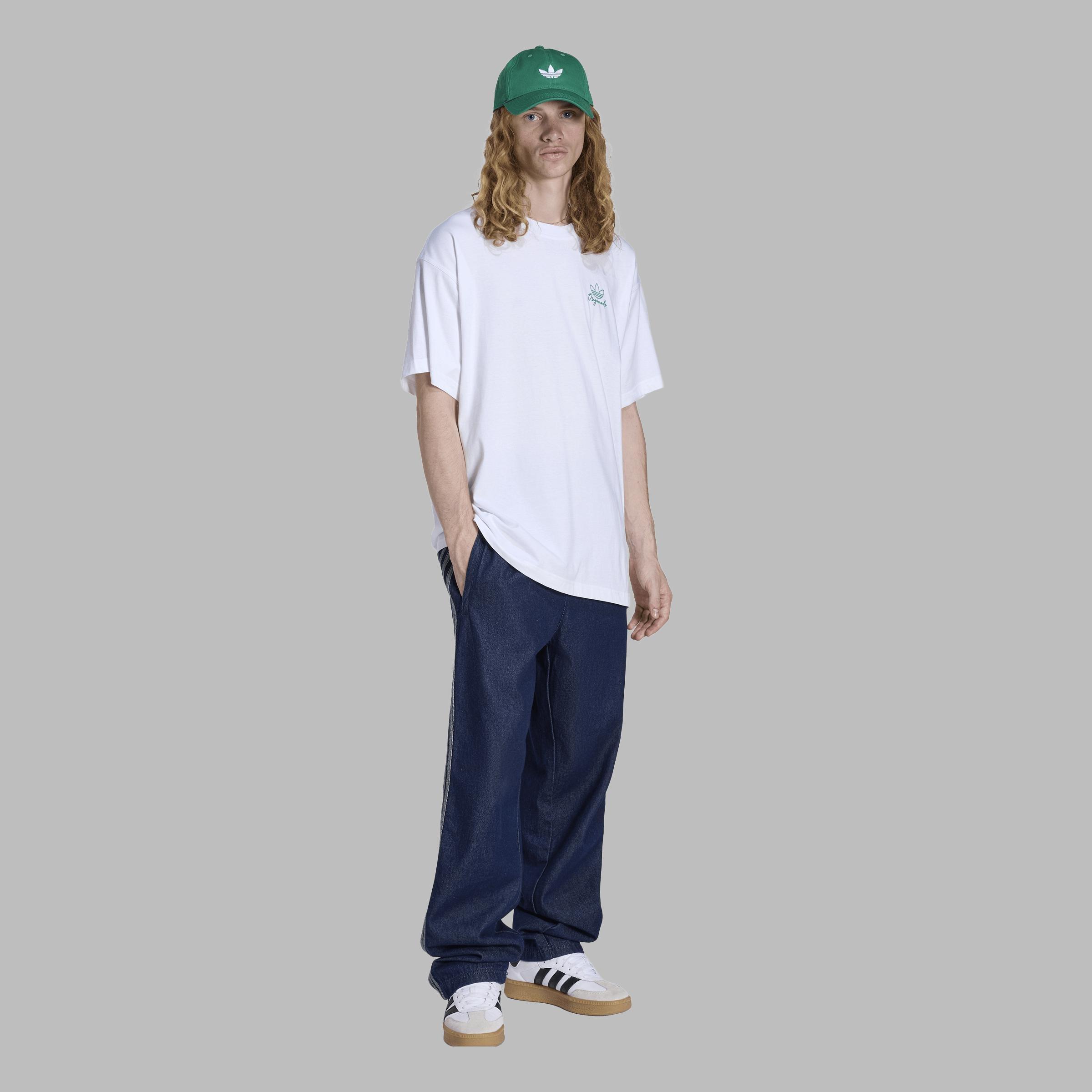 Outline Palm T-Shirt, White, A701_ONE, large image number 4