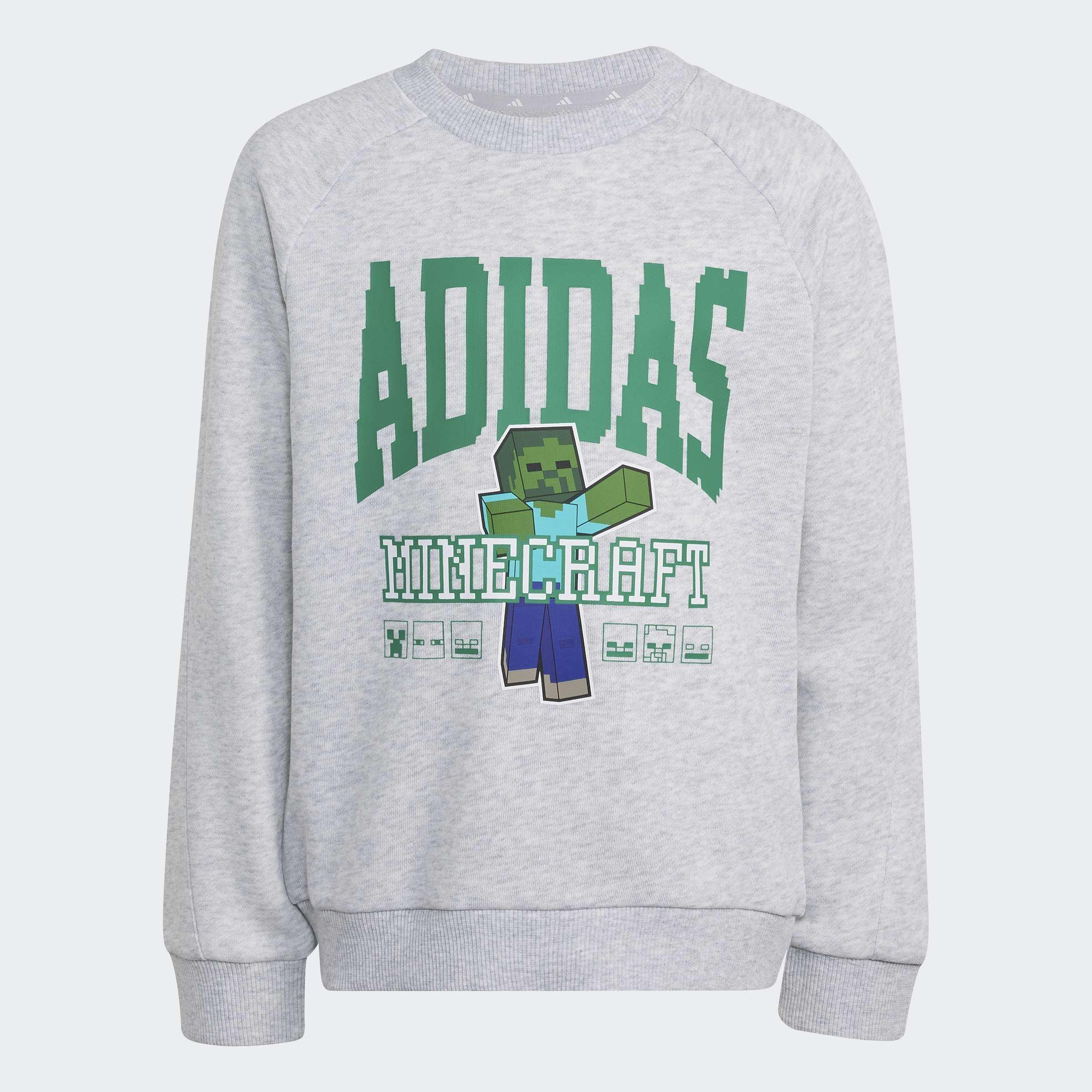 Kids Unisex adidas Minecraft Jogger Set, Grey, A701_ONE, large image number 7
