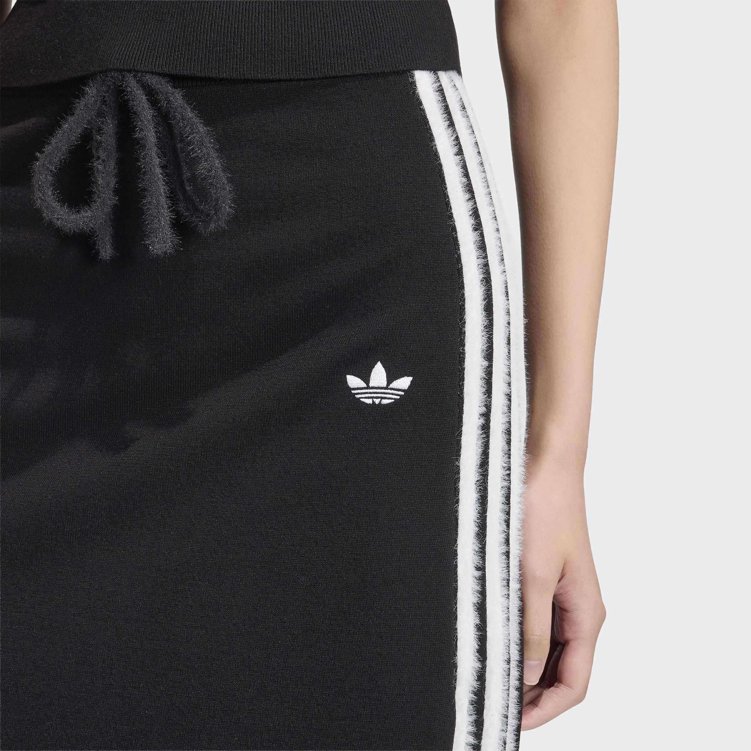Knitted Skirt, Black, A701_ONE, large image number 3