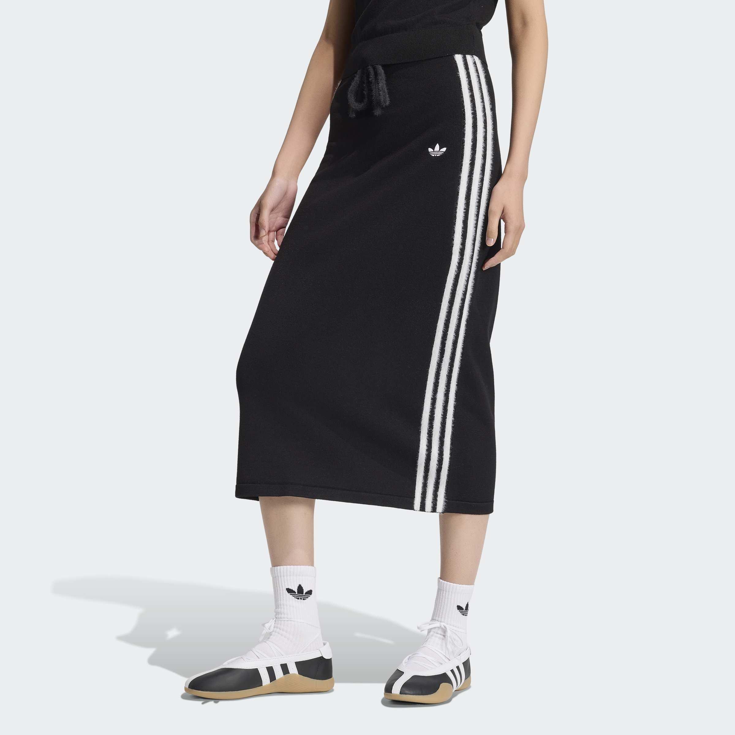 Knitted Skirt, Black, A701_ONE, large image number 5
