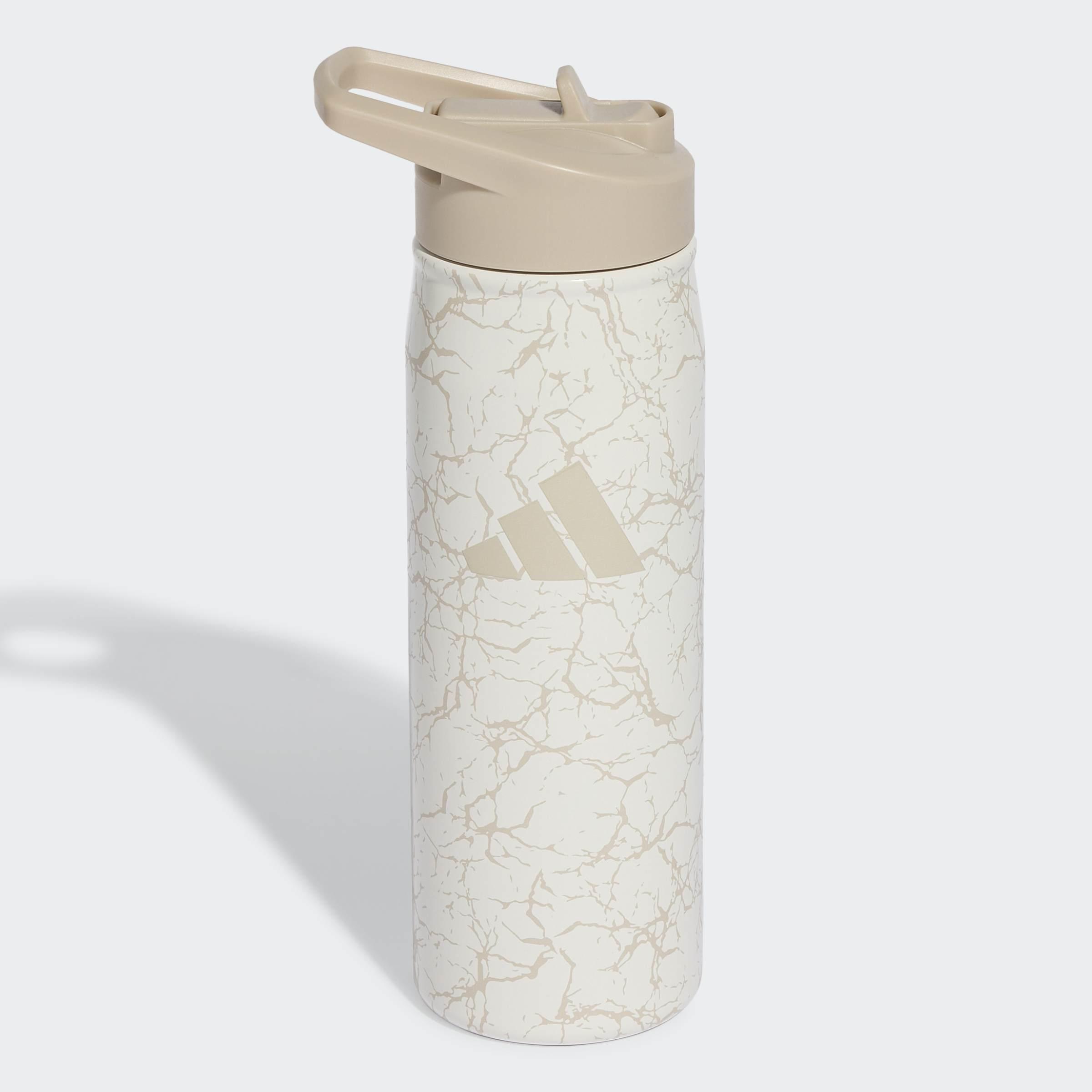Unisex adidas Graphic Metal Water Bottle, Grey, A701_ONE, medium