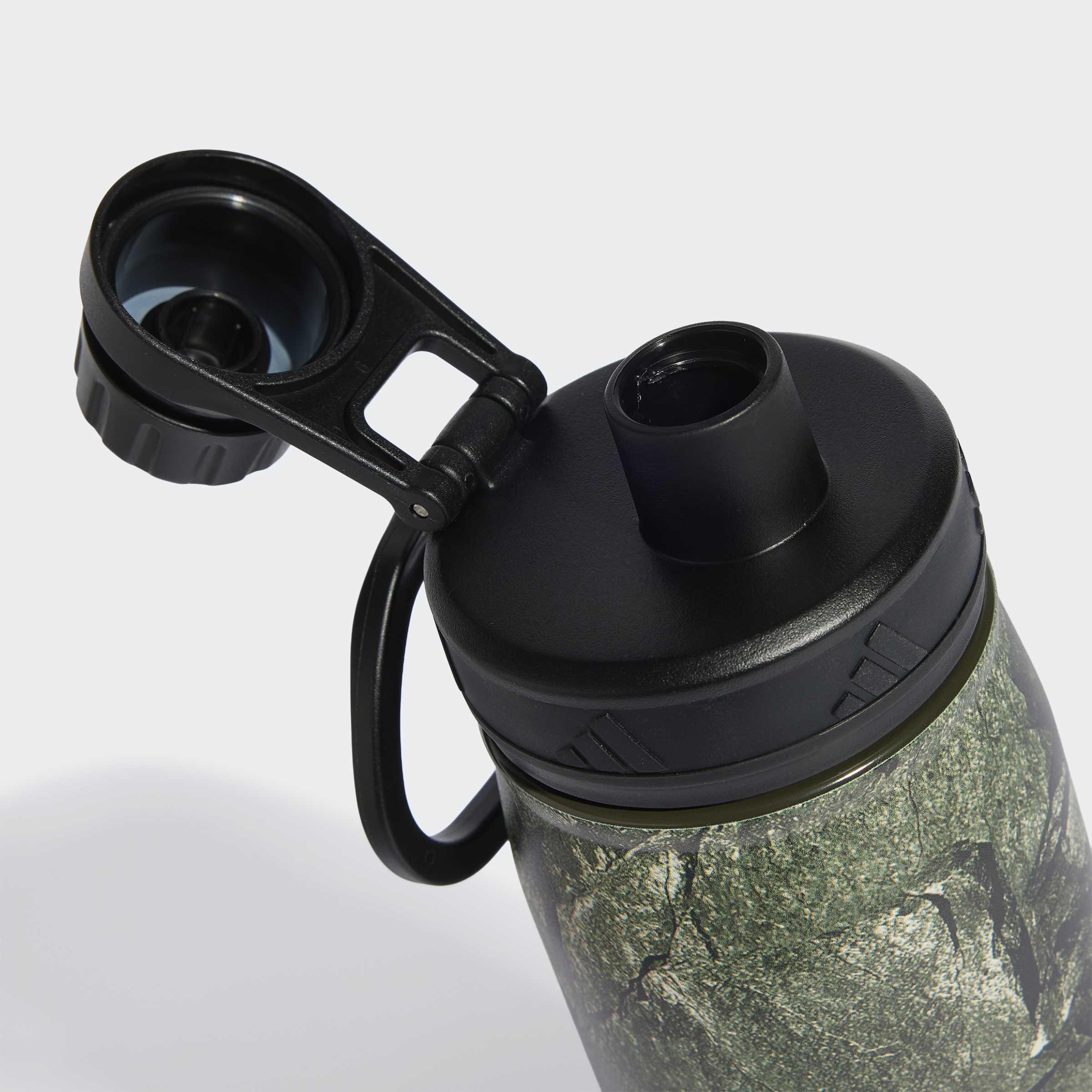 Unisex adidas Graphic Metal Water Bottle, Green