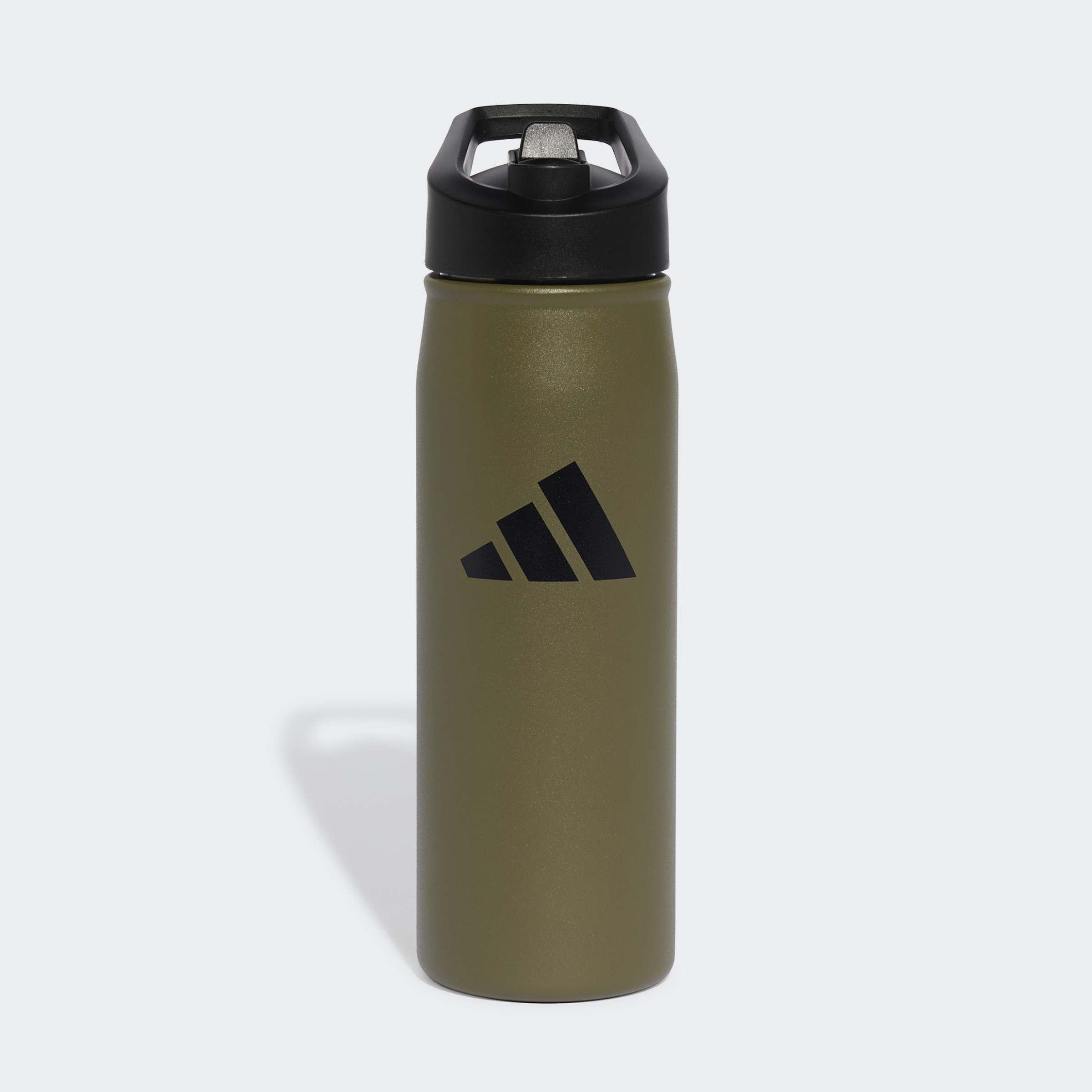 Unisex Metal Water Bottle Straw 0.6 Liter, Green