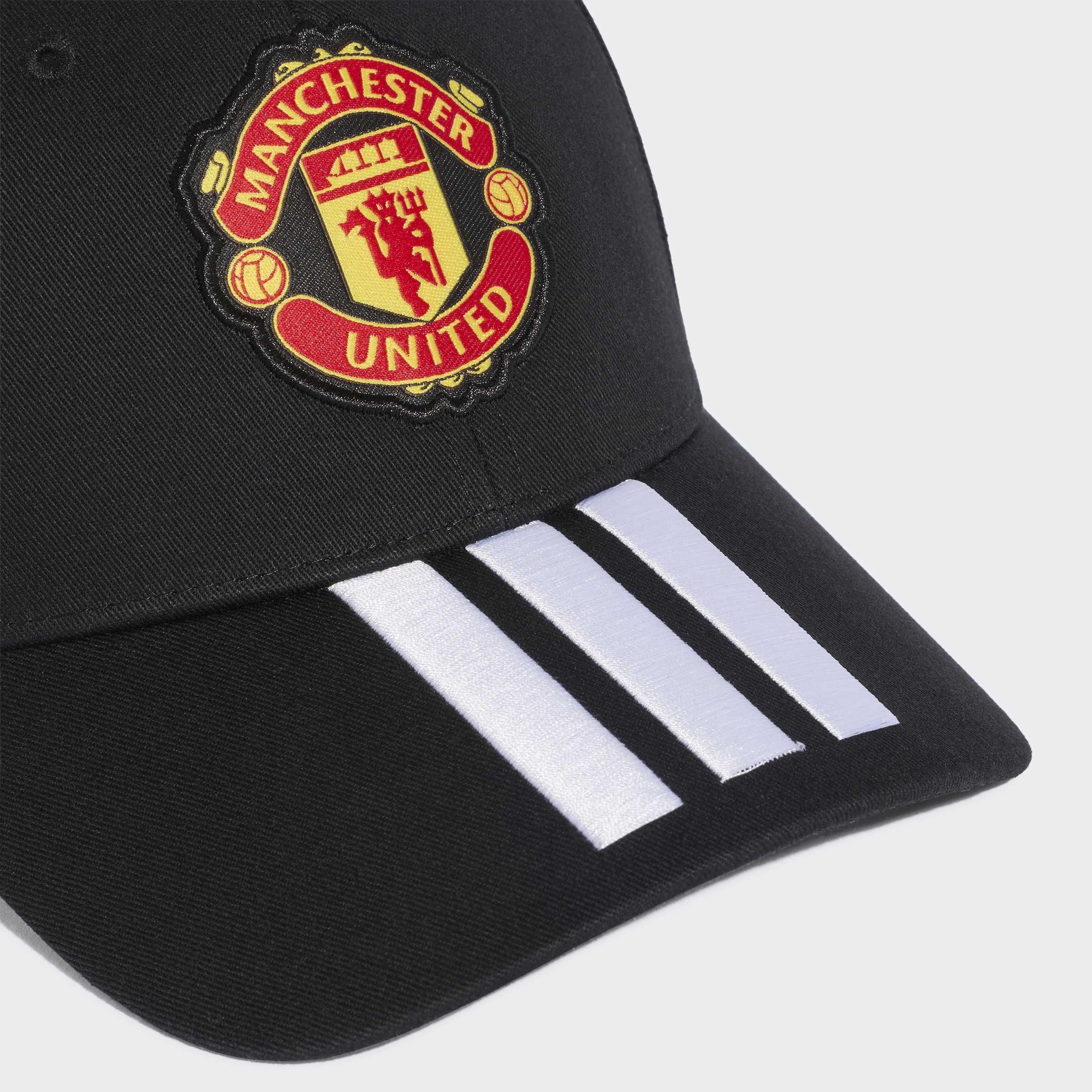 Unisex Manchester United Baseball Cap, Black, A701_ONE, large image number 2