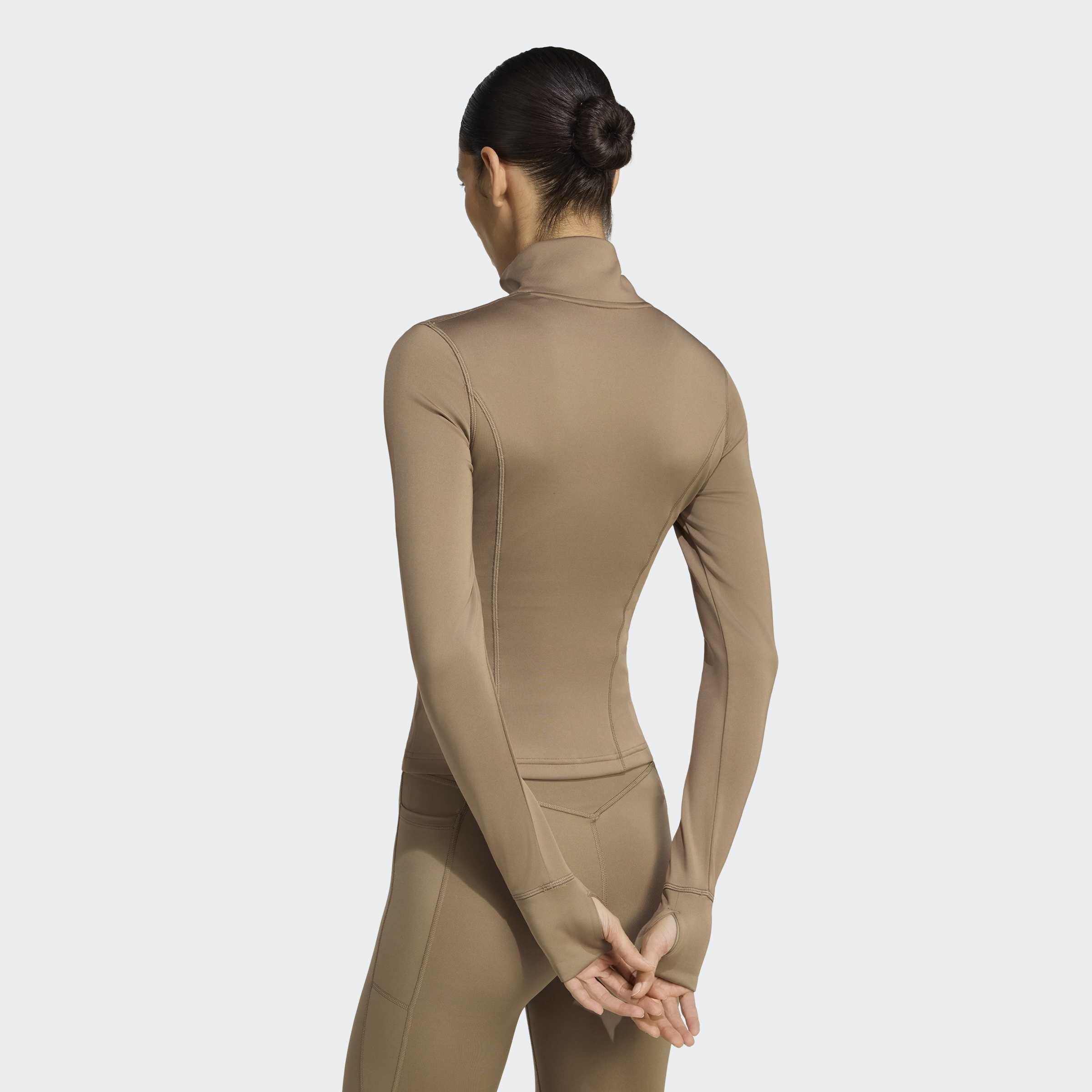 Optime Essentials Full-Zip Jacket, Beige