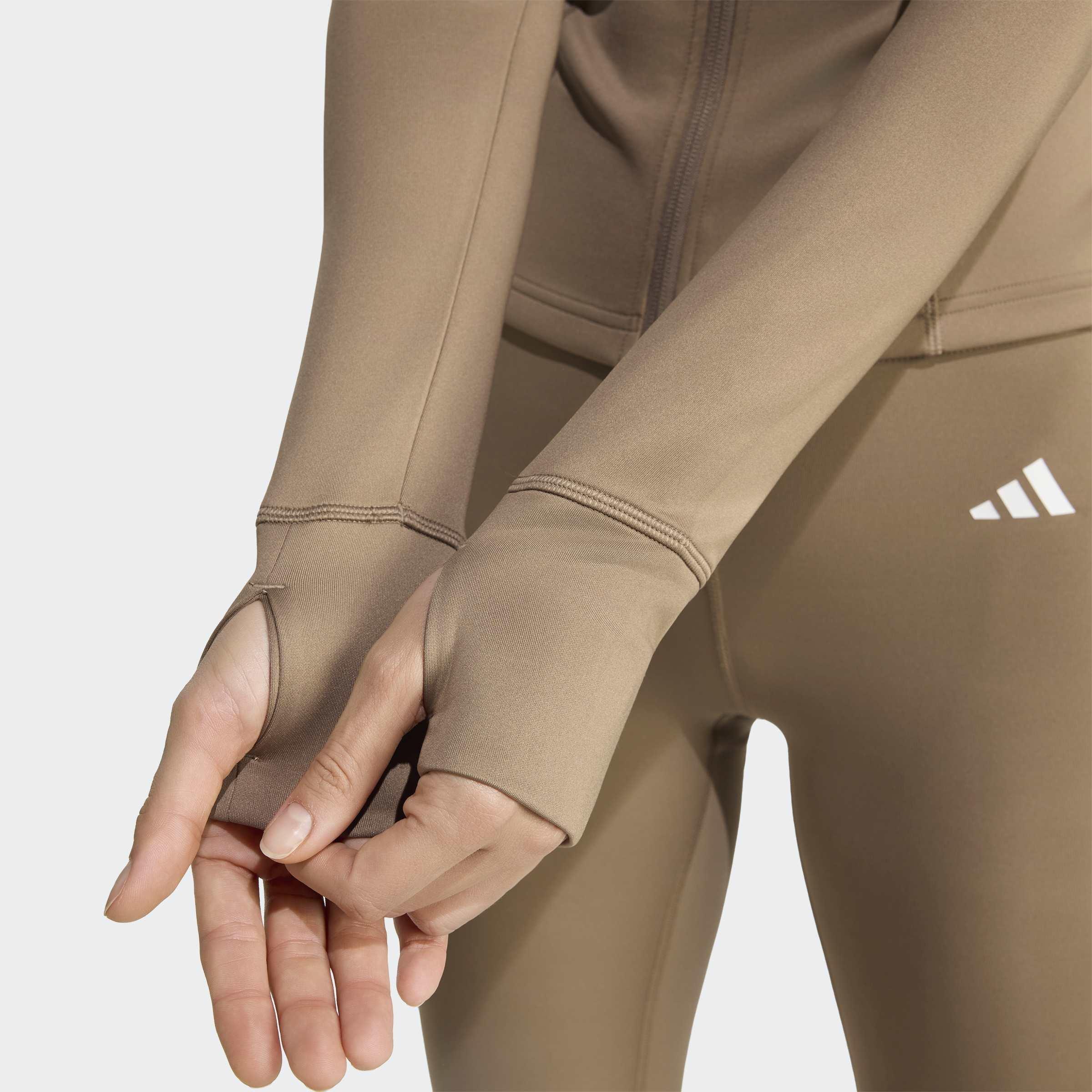 Optime Essentials Full-Zip Jacket, Beige, A701_ONE, large image number 2
