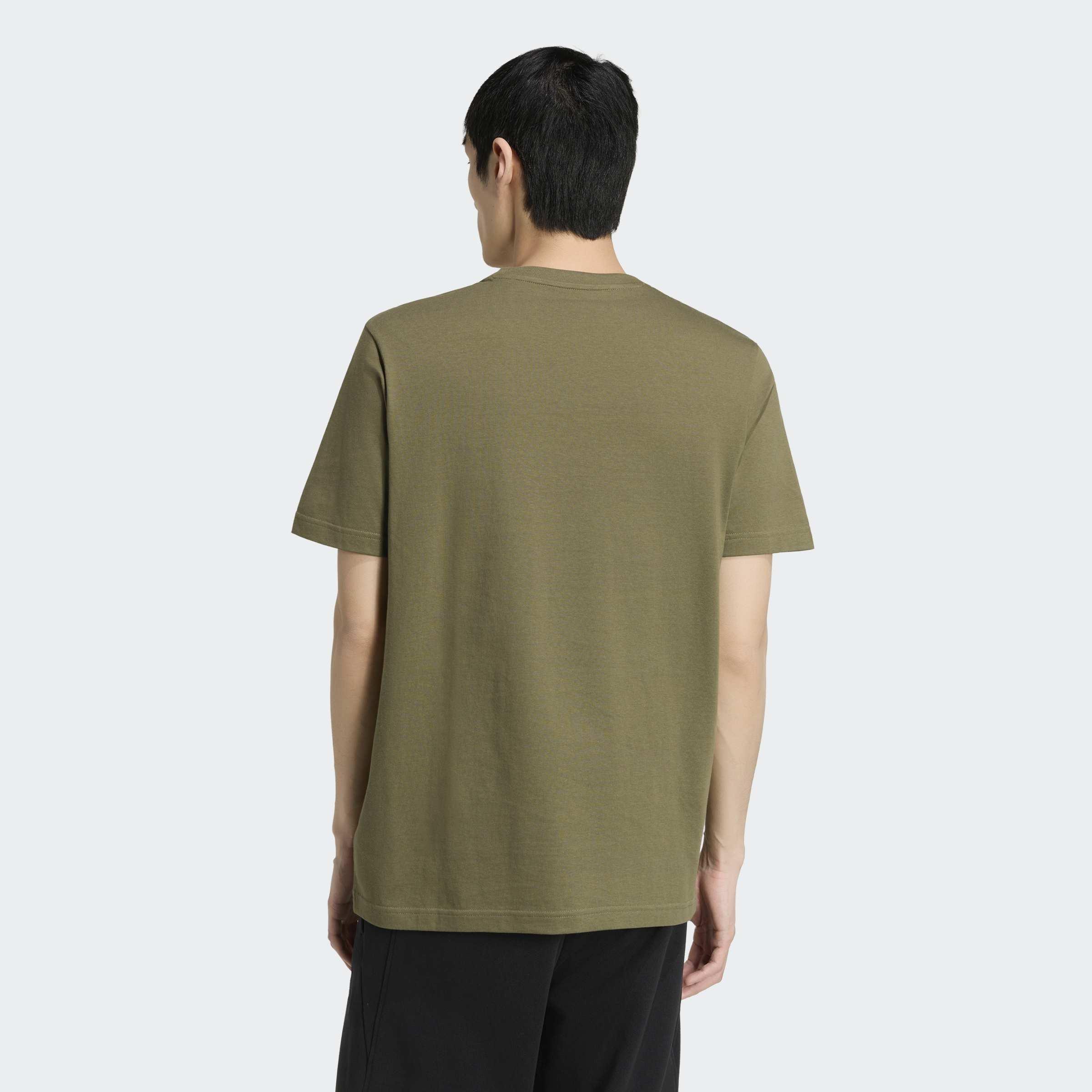 Camo Three Bar Logo Graphic T-Shirt, Green