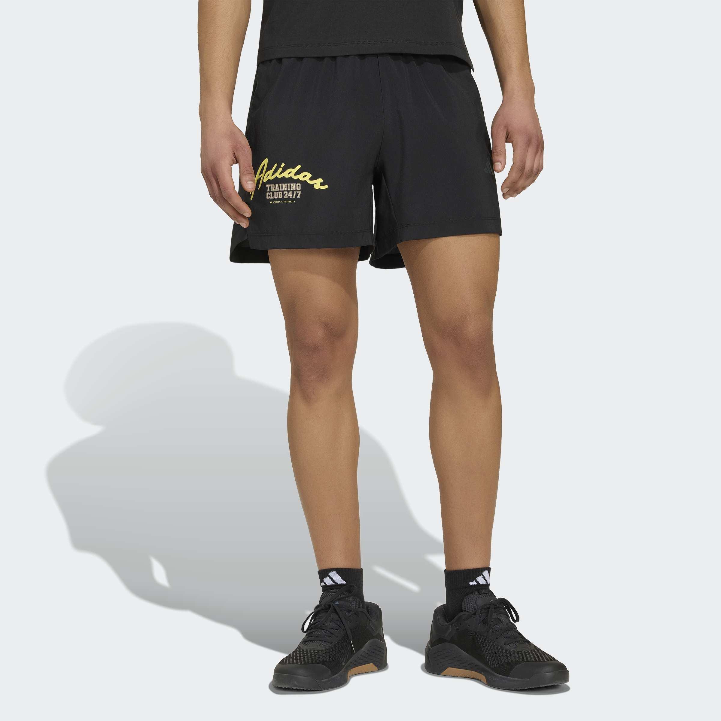 PrimeLift Essentials Workout Graphics Short, Black, A701_ONE, large image number 6