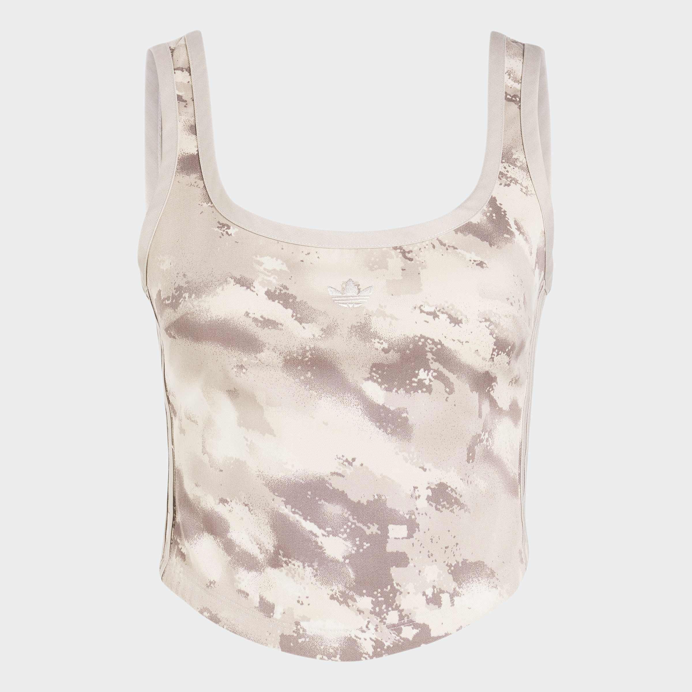 Camo Corset Shirt, Multicolour