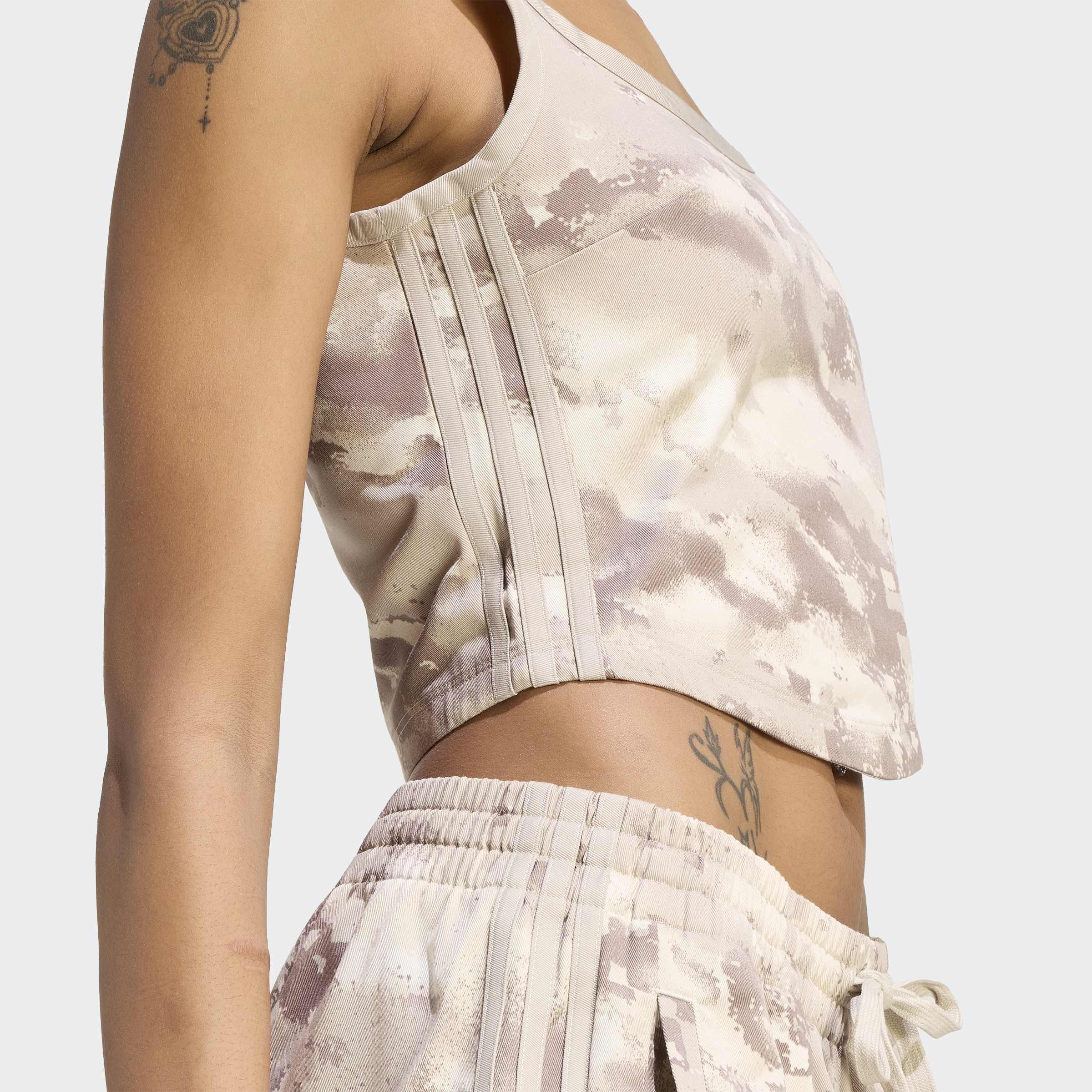 Camo Corset Shirt, Multicolour, A701_ONE, large image number 2