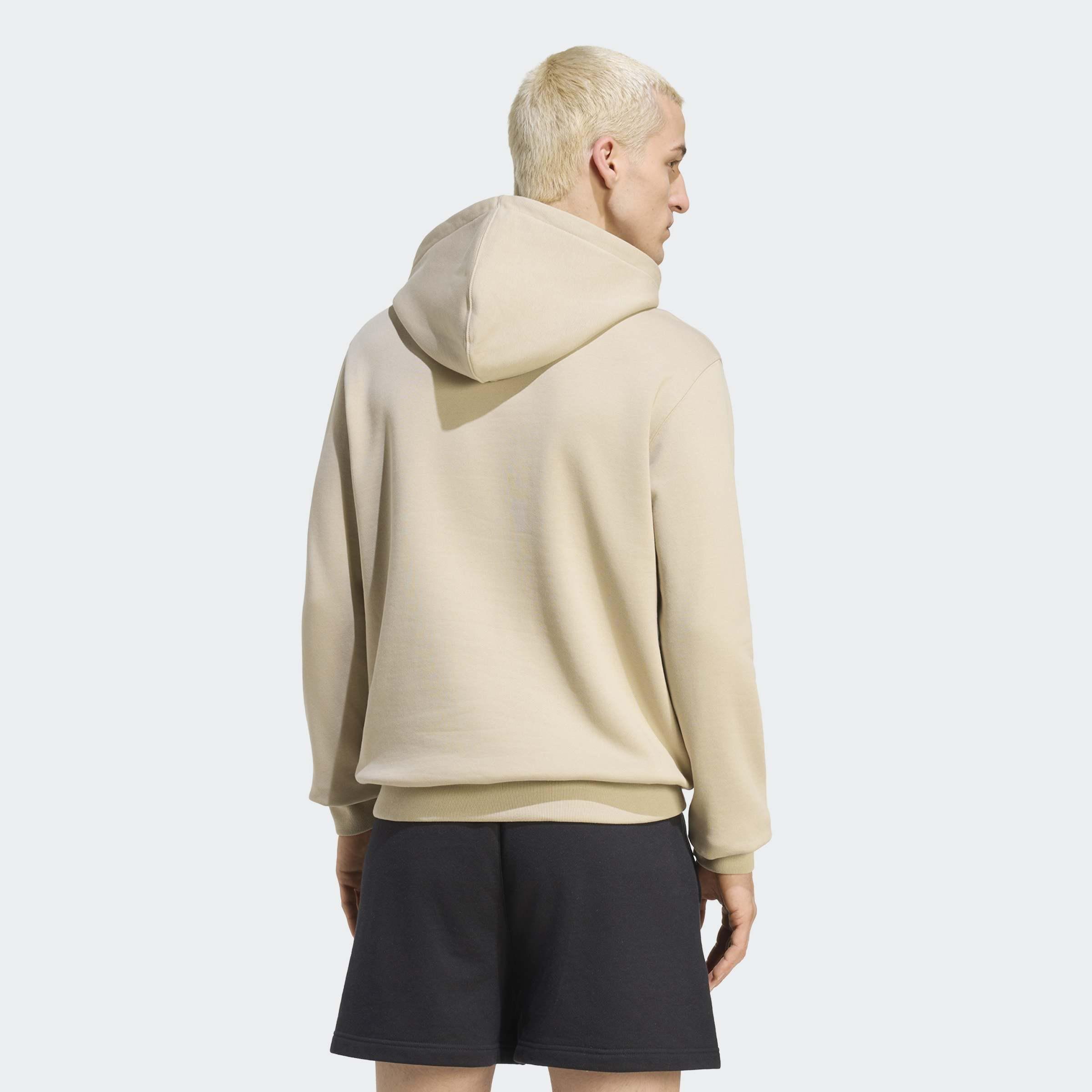 Trefoil Essentials Hoodie French Terry, Beige
