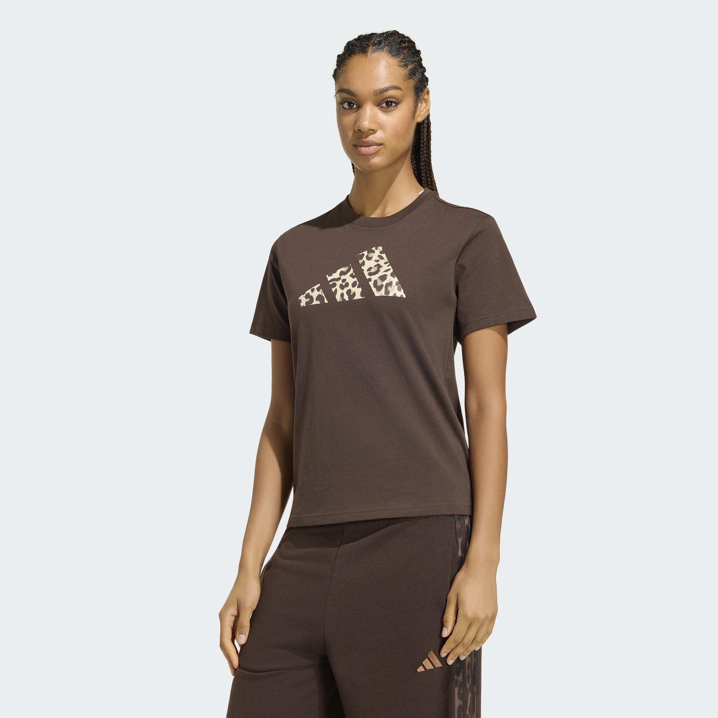 Animal Graphic T-Shirt, Brown, A701_ONE, large image number 4