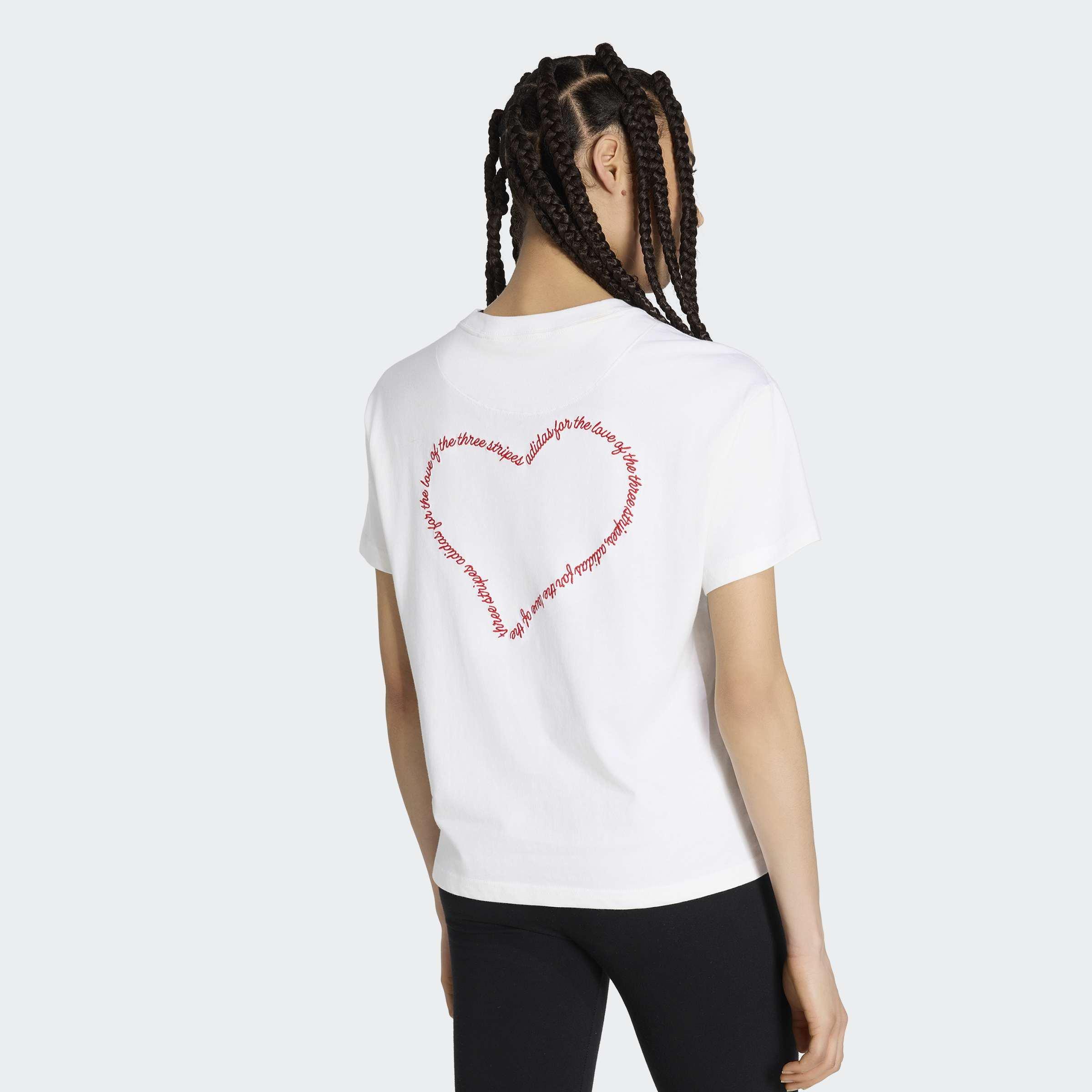 Embroidery Pack Loose Graphic T-Shirt, White