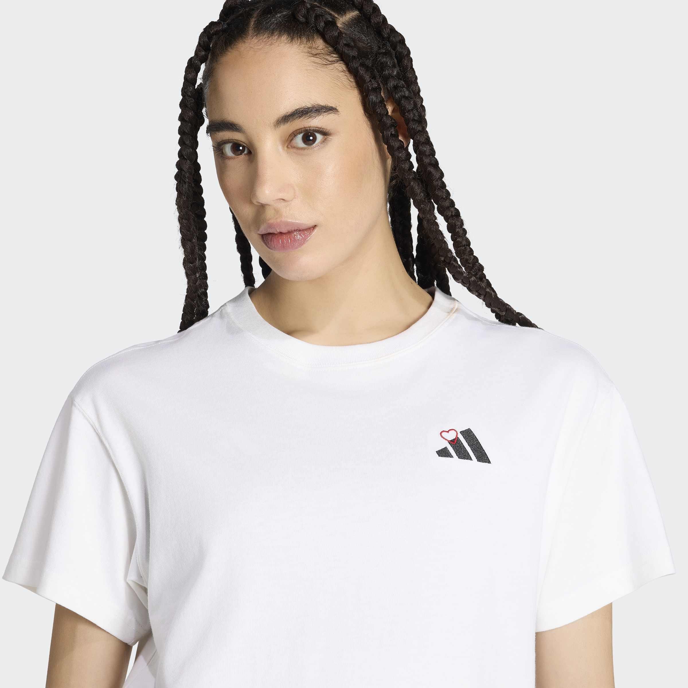 Embroidery Pack Loose Graphic T-Shirt, White, A701_ONE, large image number 3