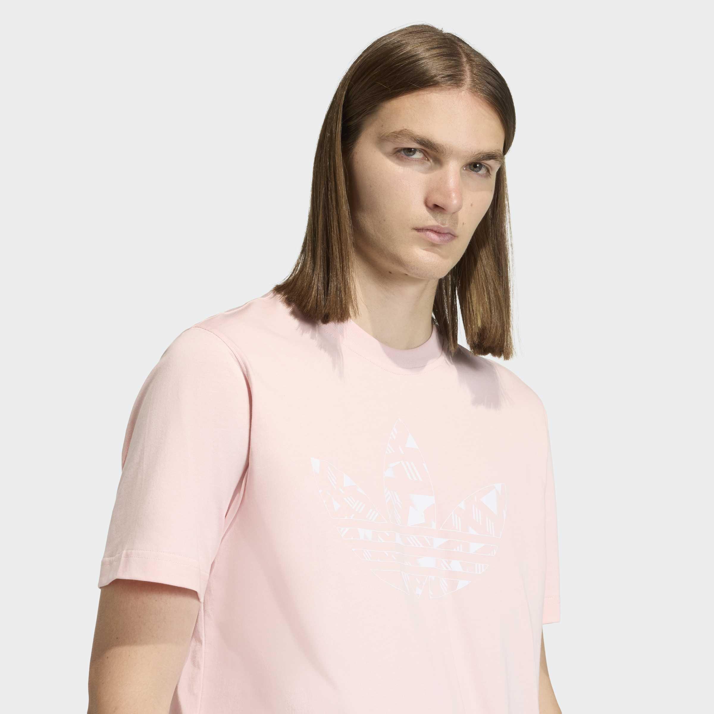 Trefoil Series T-Shirt, Pink, A701_ONE, large image number 2