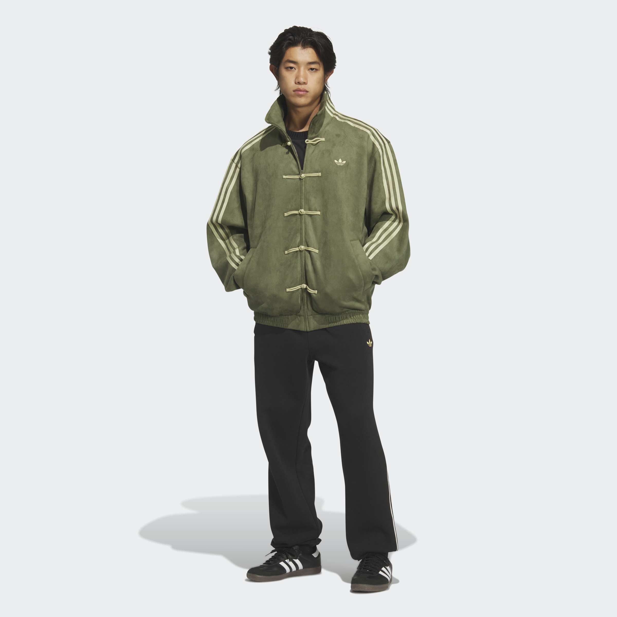 Unisex Chinese New Year Jacket, Green, A701_ONE, large image number 5