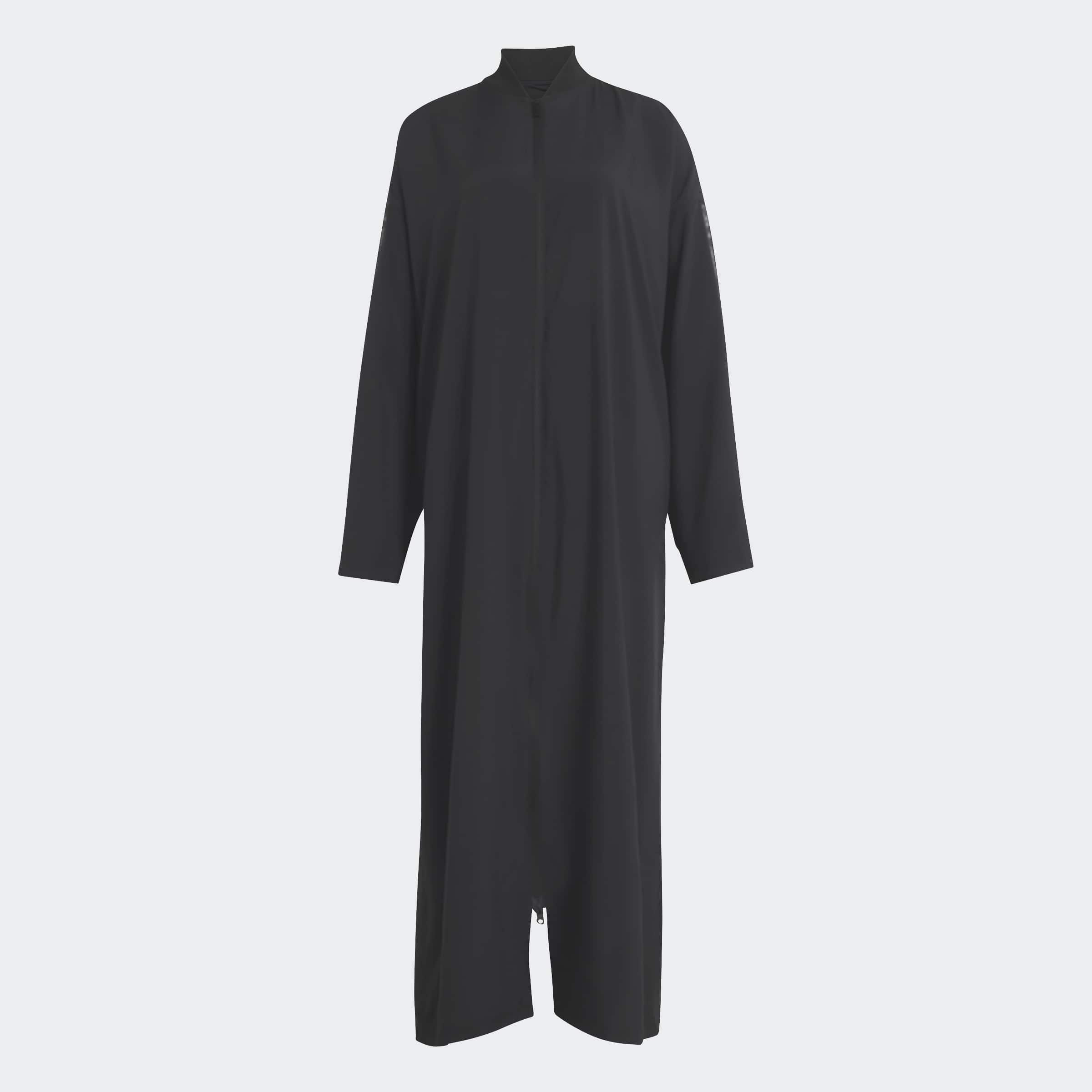 All SZN Extra Long Coverup Jacket, Black