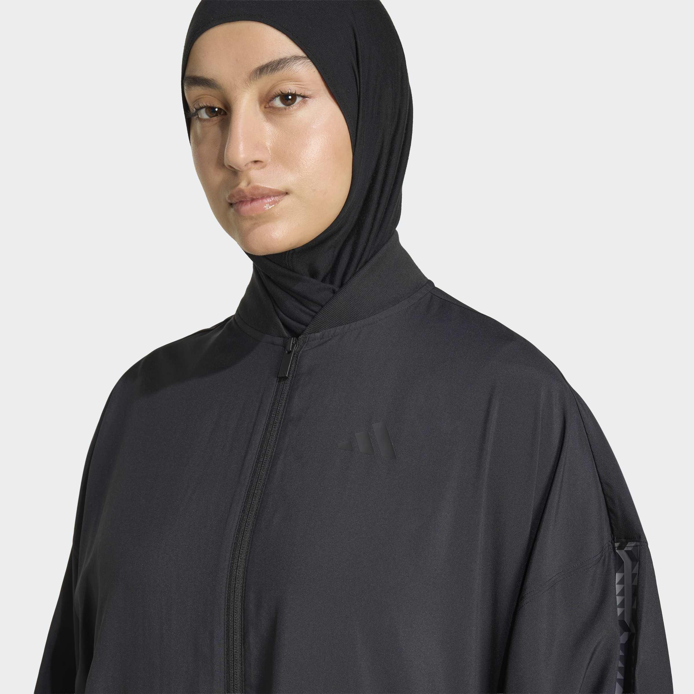 All SZN Extra Long Coverup Jacket, Black, A701_ONE, large image number 2