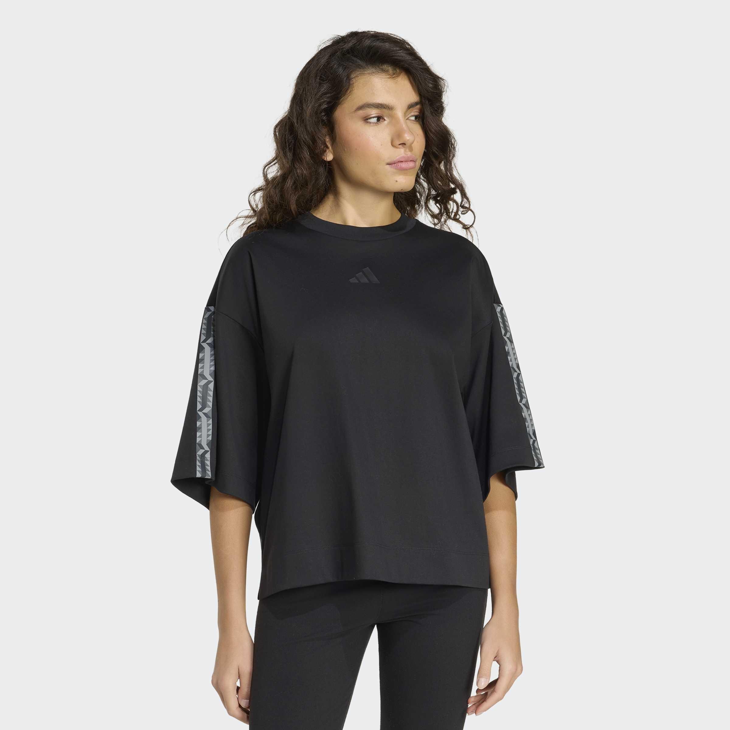 Soft Lux Loose T-Shirt, Black, A701_ONE, large image number 4