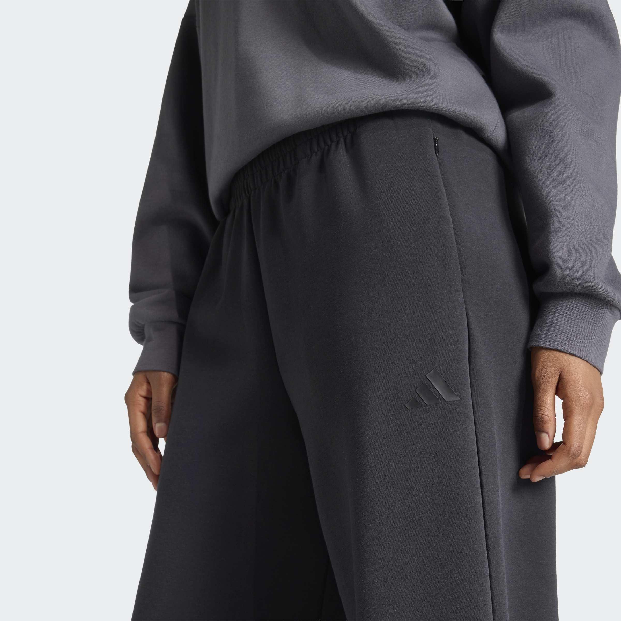 Soft Lux Straight Leg Trousers, Black, A701_ONE, large image number 3