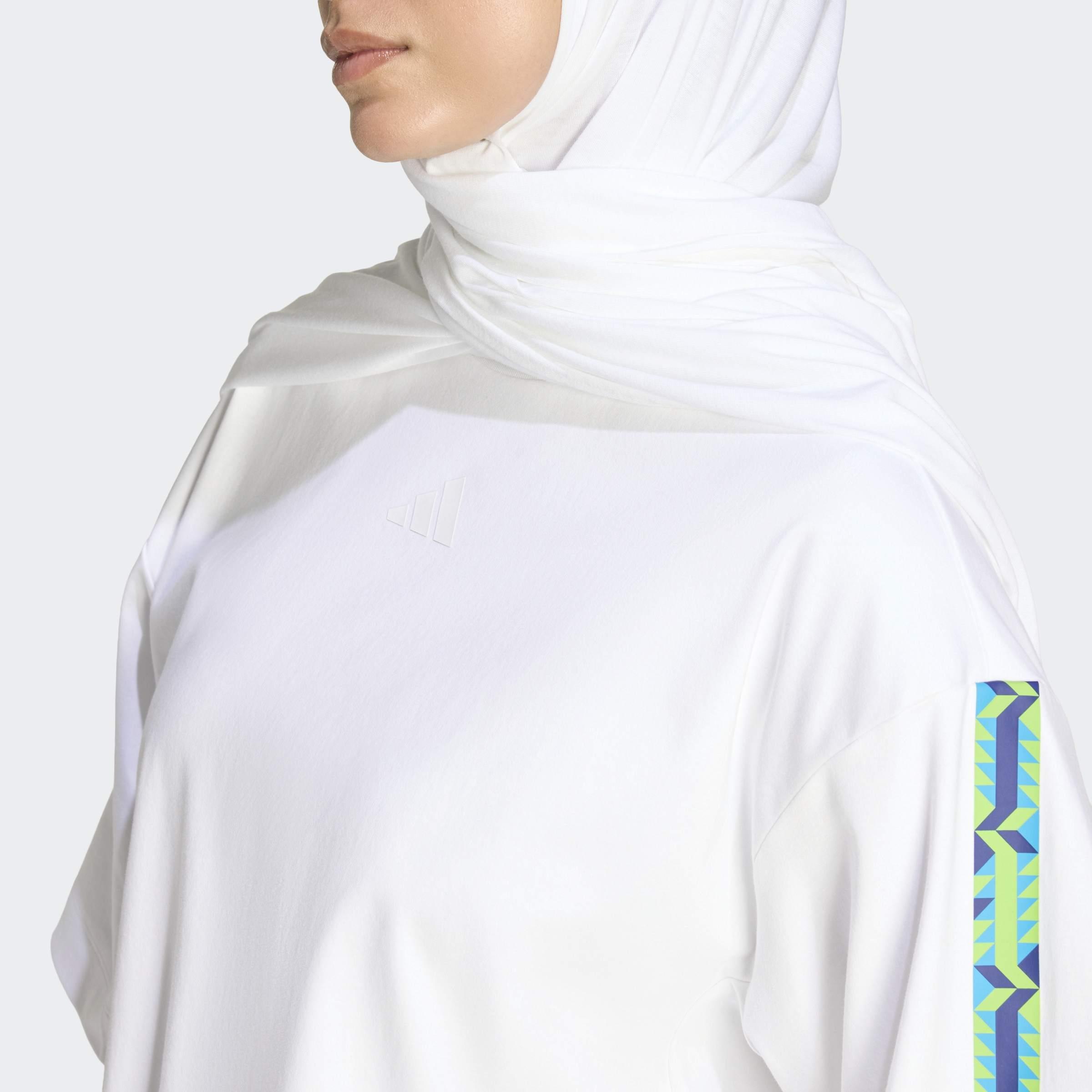 Soft Lux Loose T-Shirt, White, A701_ONE, large image number 3