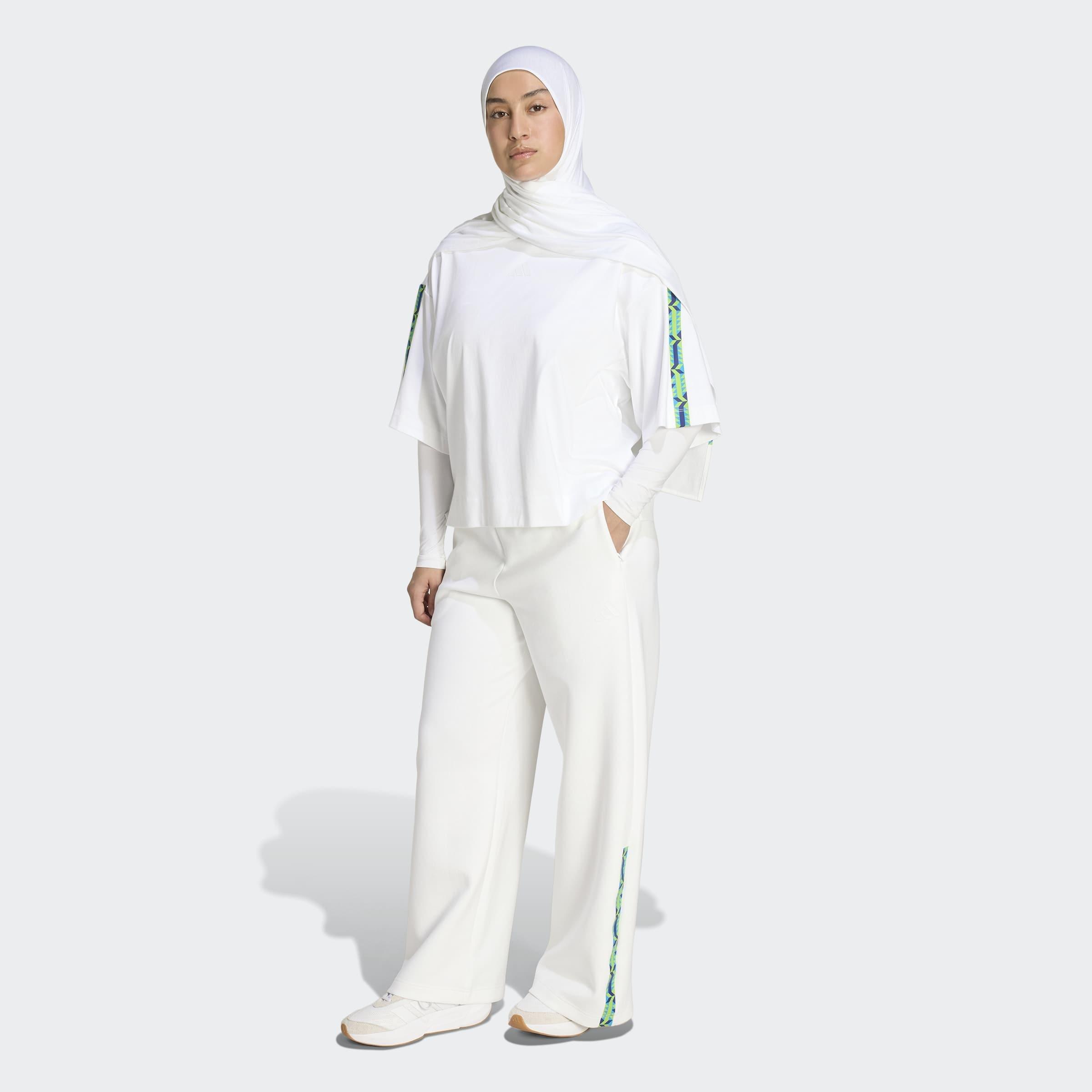 Soft Lux Loose T-Shirt, White, A701_ONE, large image number 5