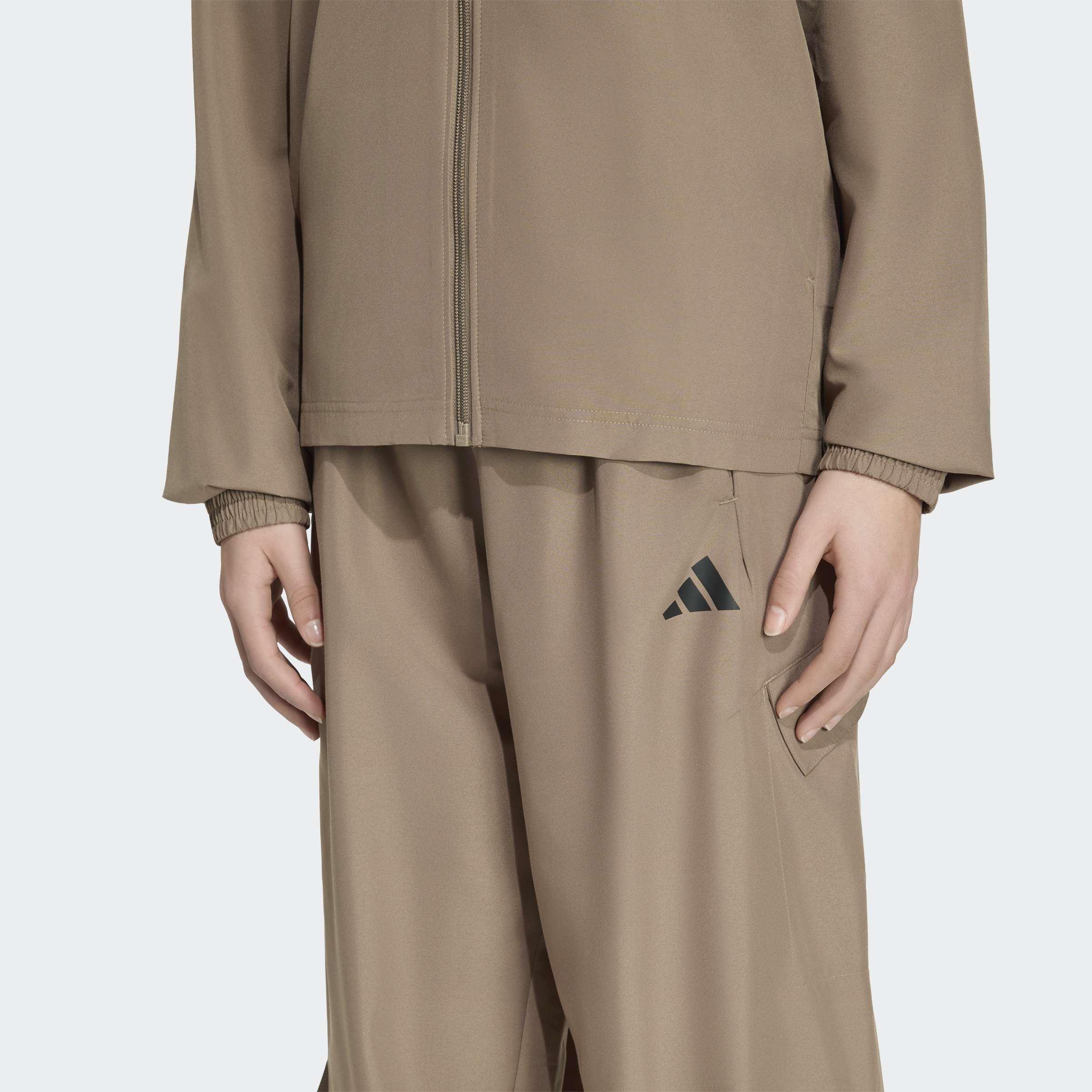 Kids Unisex Seasonals Woven Utility Tracksuit, Beige, A701_ONE, large image number 2