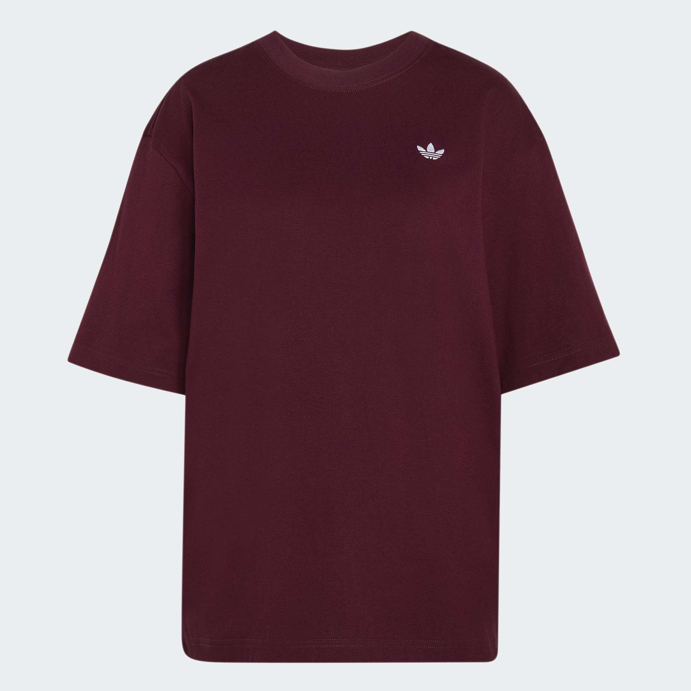 Essentials Boyfriend T-Shirt, Burgundy