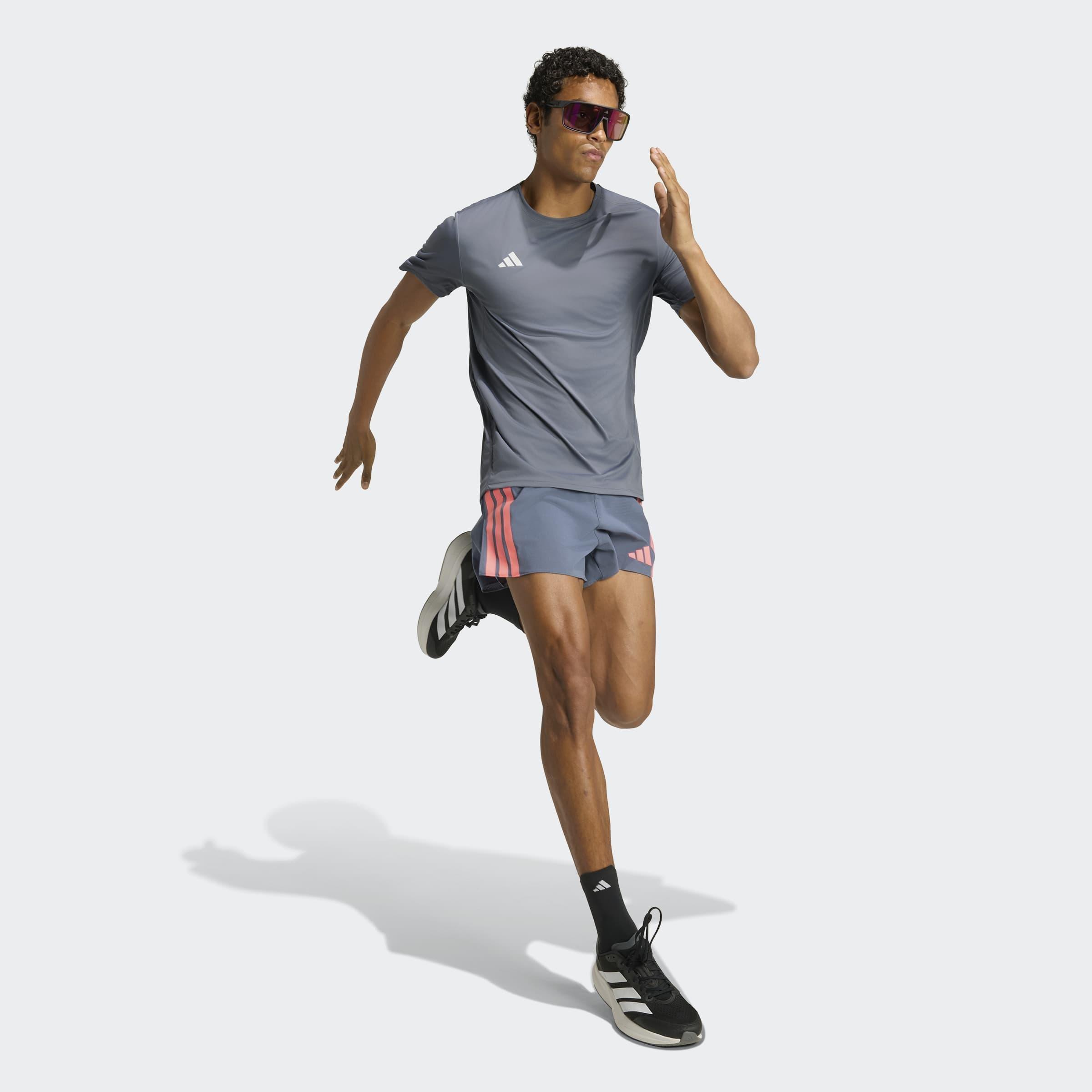 Adizero Essentials Running T-Shirt, Black, A701_ONE, large image number 4