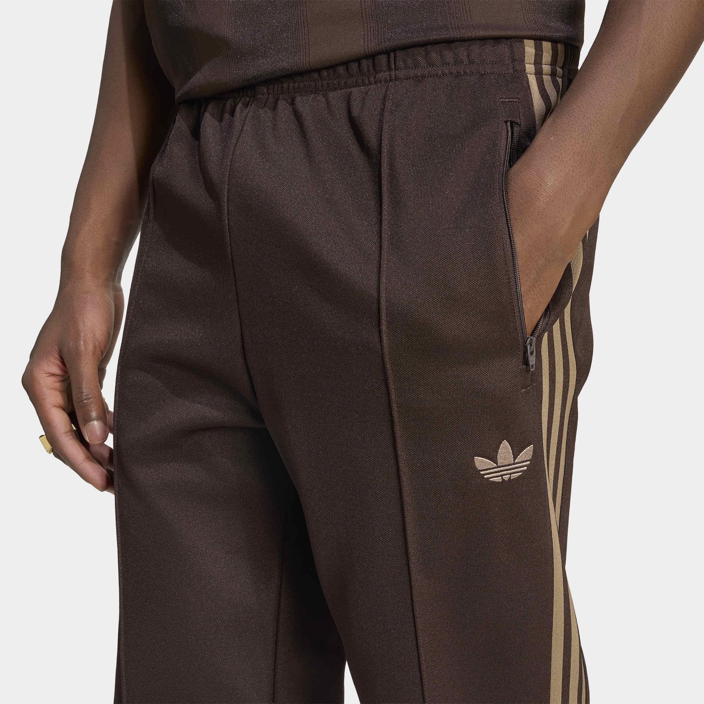 Beckenbauer Track Pants, Brown, A701_ONE, large image number 3