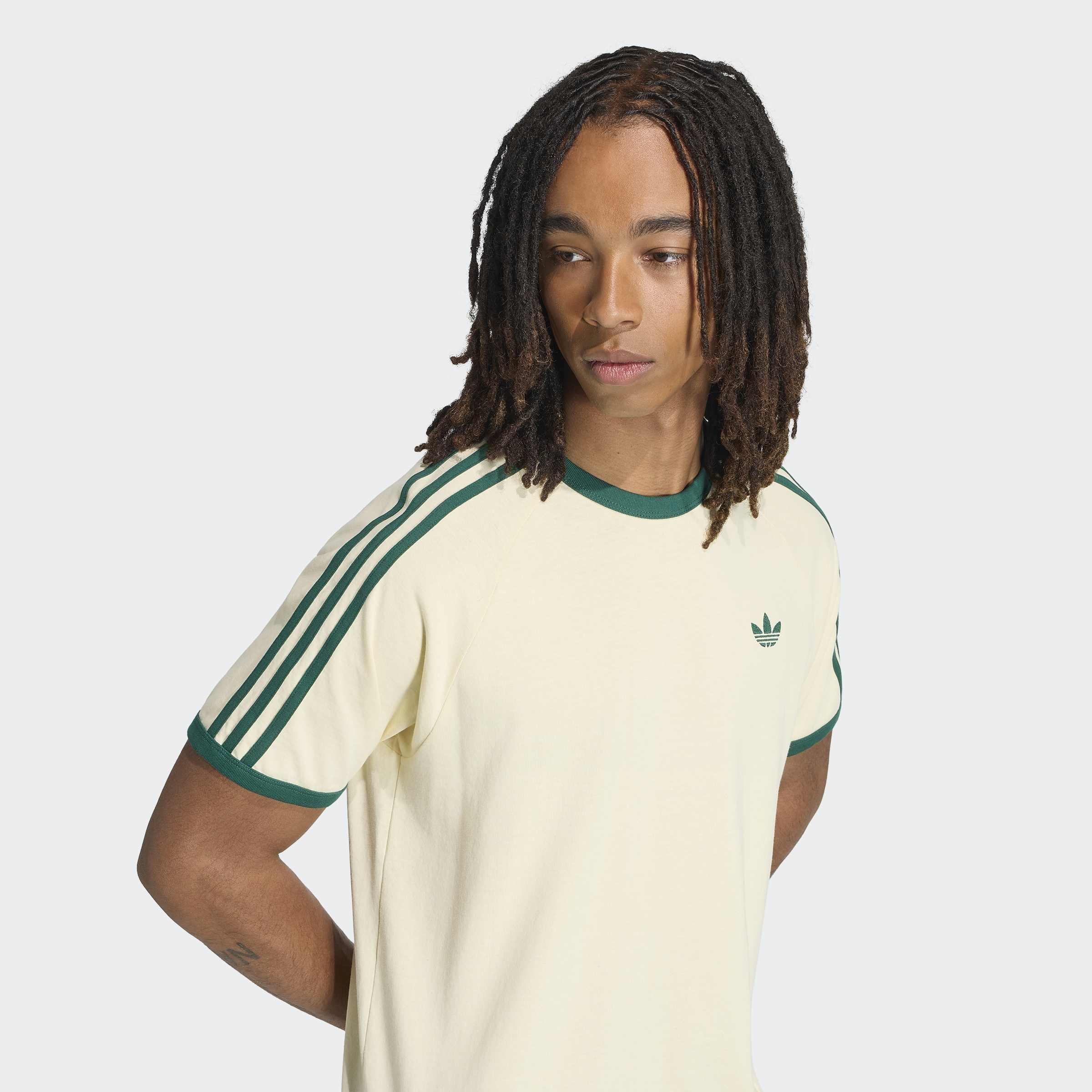 3-Stripes T-Shirt, Yellow, A701_ONE, large image number 2