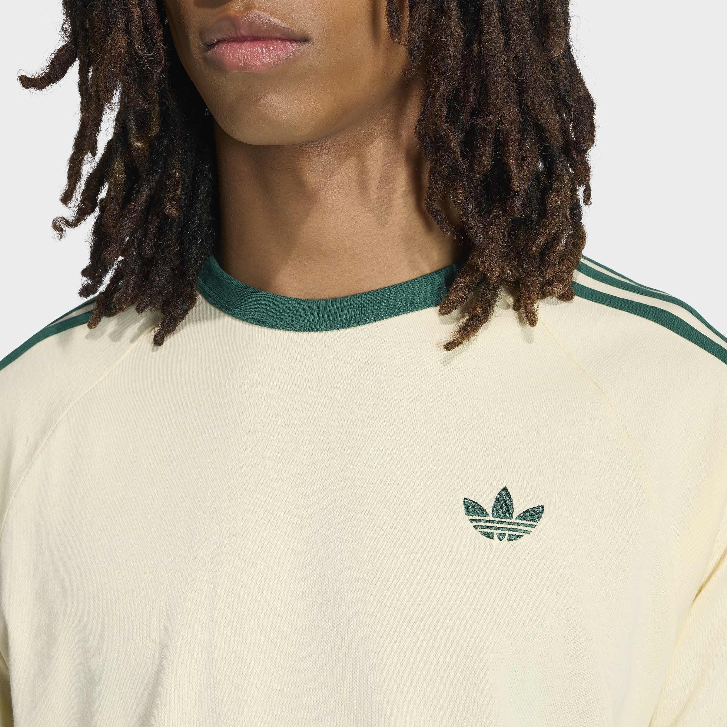 3-Stripes T-Shirt, Yellow, A701_ONE, large image number 3